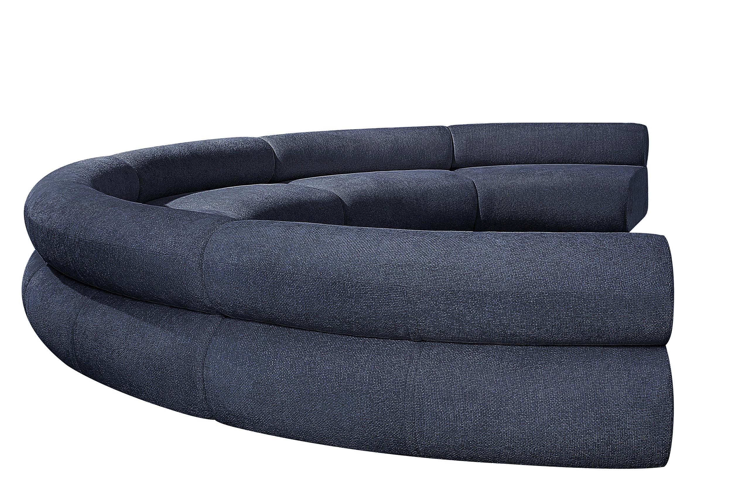 

        
Meridian Furniture Bale 114Navy-S6A Modular Sectional Sofa Navy Chenille 094308304397
