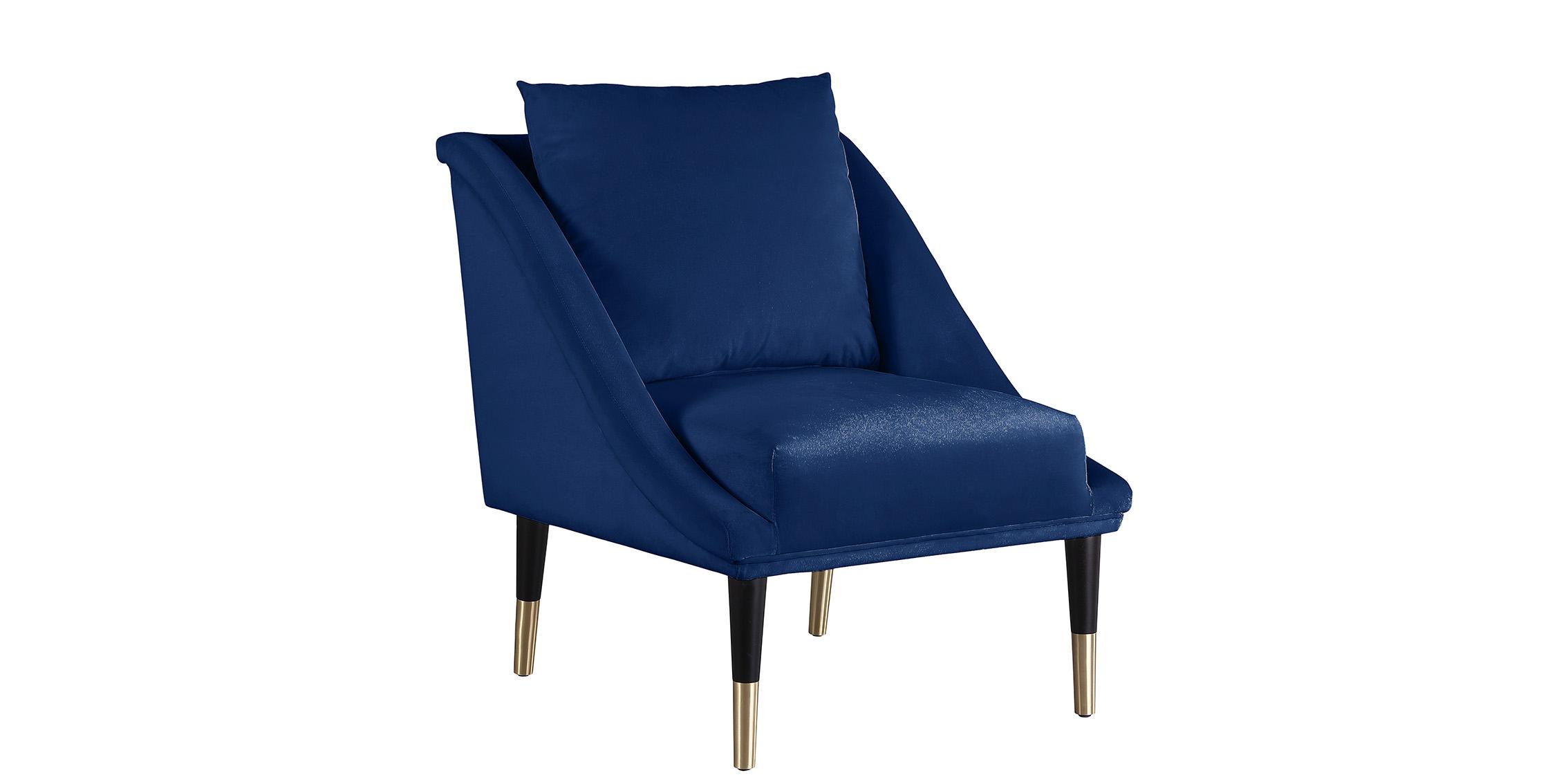 

    
Glam NAVY Velvet Accent Chair ELEGANTE 517Navy-C Meridian Modern Contemporary
