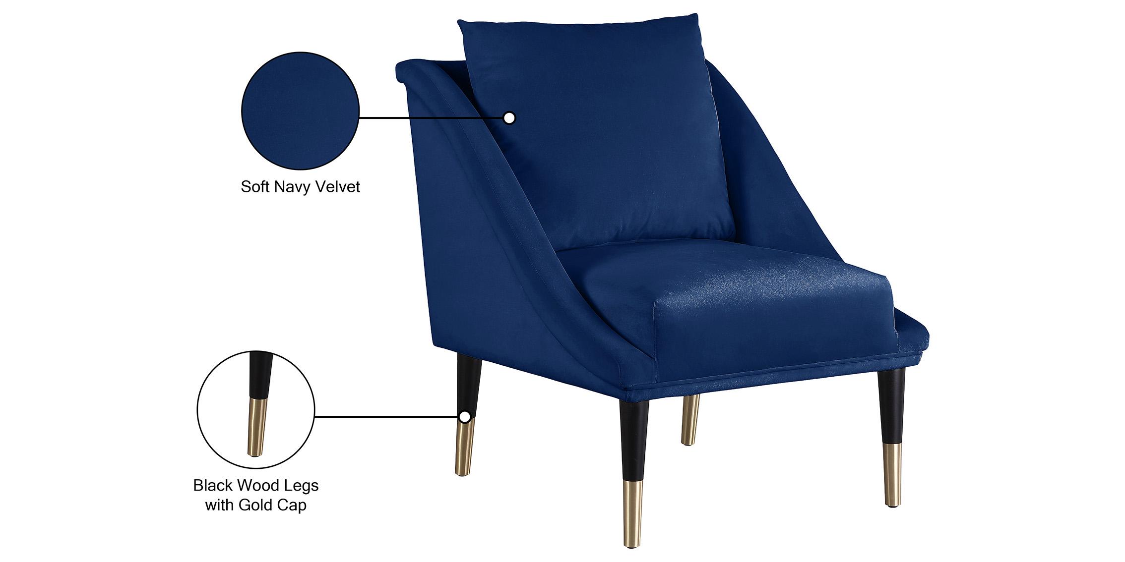 

    
517Navy-C-Set-2 Glam NAVY Velvet Accent Chair Set 2Pcs ELEGANTE 517Navy-C Meridian Modern
