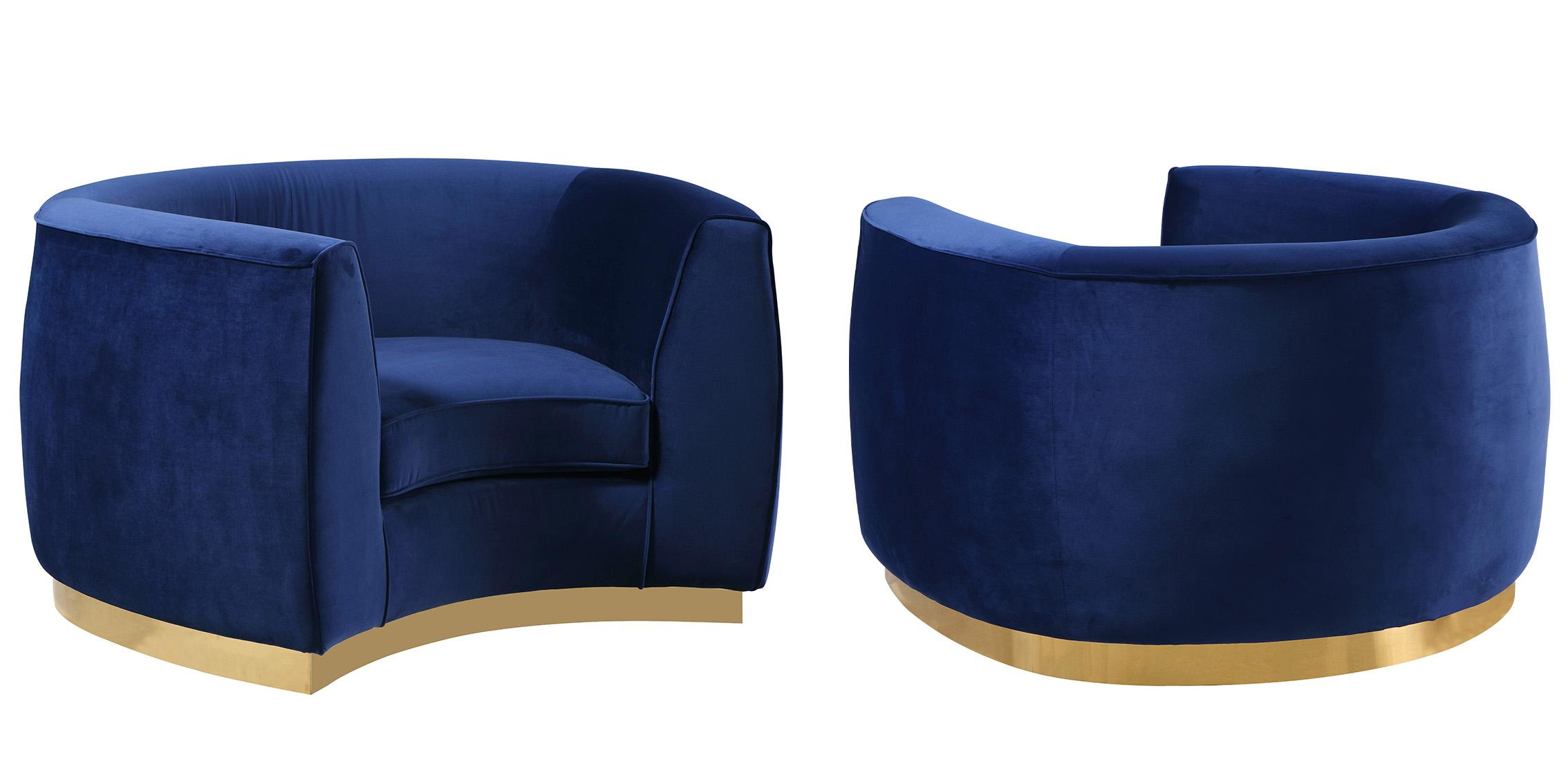 

    
Meridian Furniture Julian 620Navy-C-Set-2 Arm Chair Set Navy/Gold 620Navy-C-Set-2
