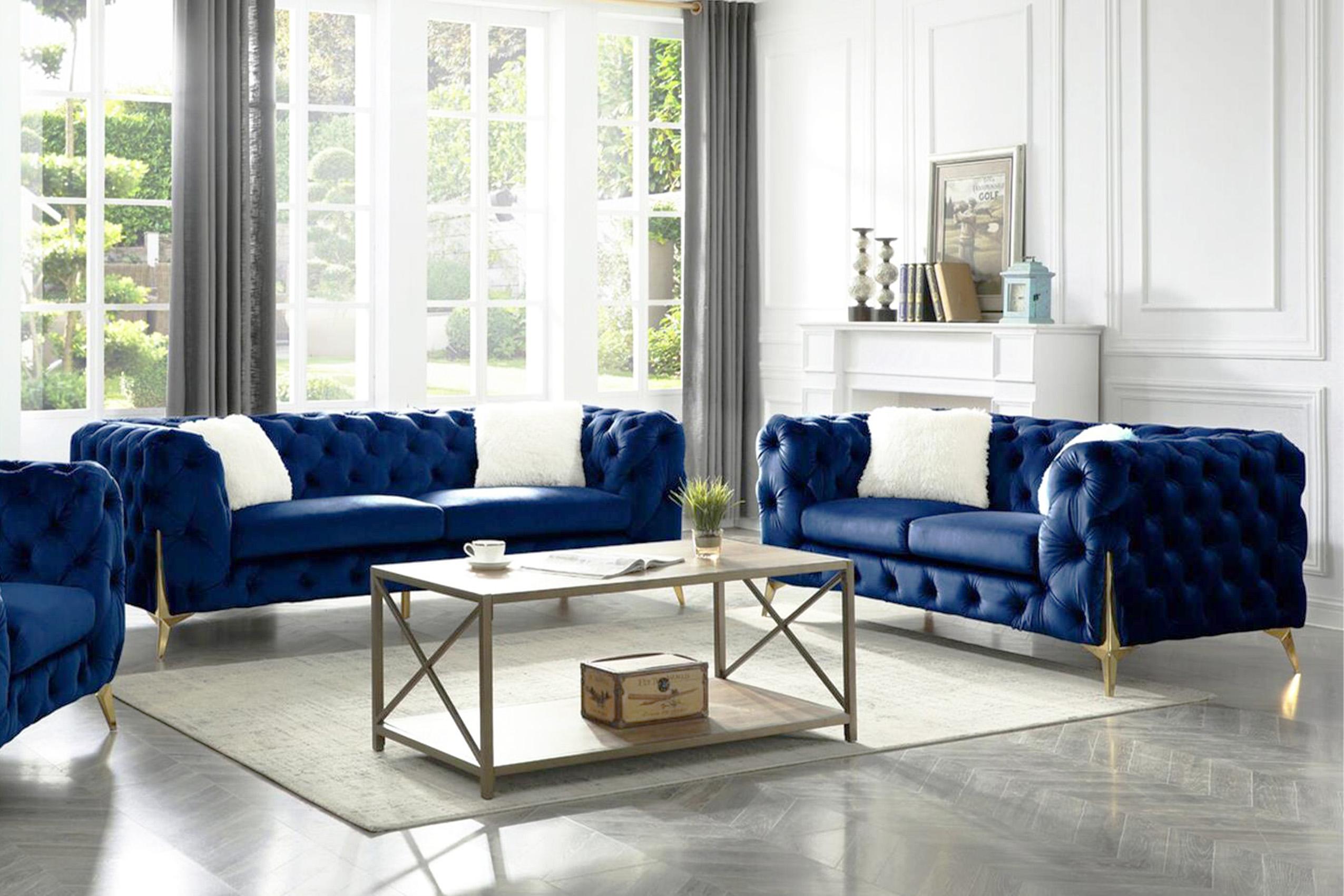 

                    
Galaxy Home Furniture MODERNO Navy Sofa Navy Fabric Purchase 
