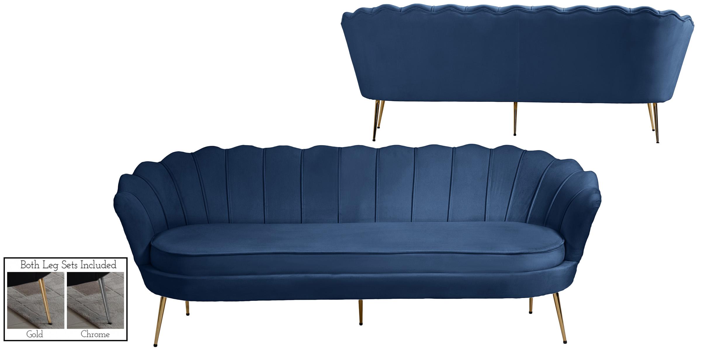 

        
Meridian Furniture GARDENIA 684Navy Sofa Navy Velvet 094308257204
