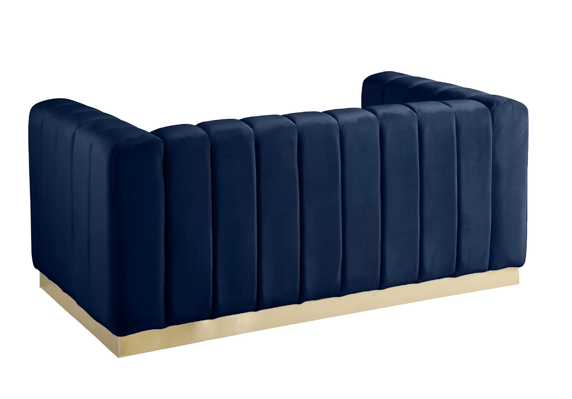 

    
603Navy-S-Set-2 Meridian Furniture Sofa Set
