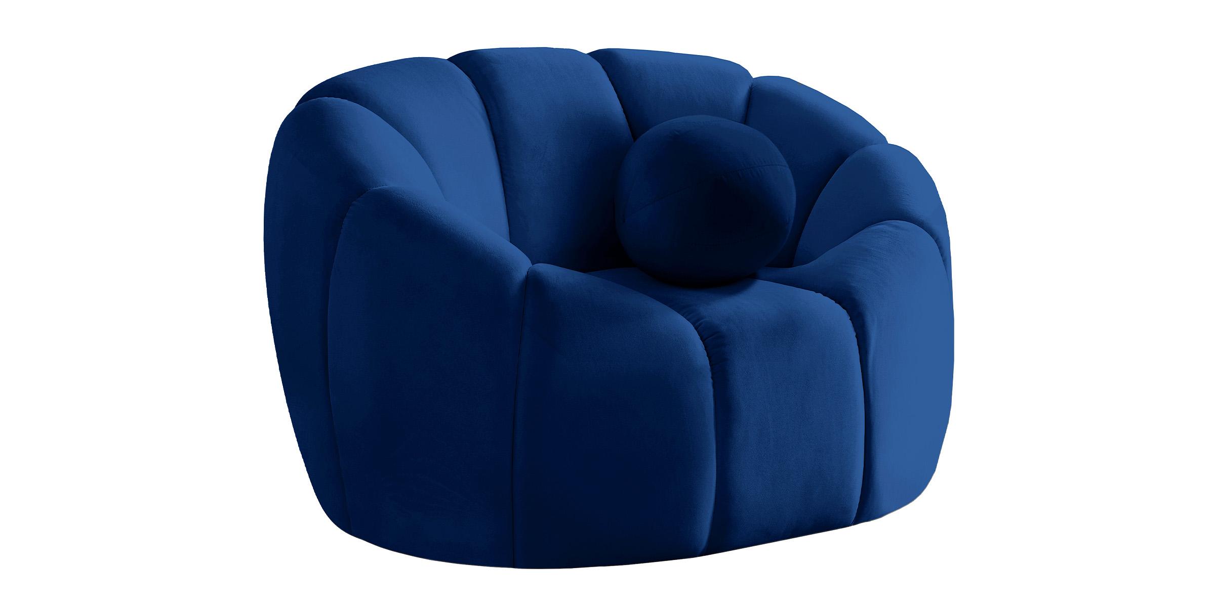 

    
613Navy-Set-3 Meridian Furniture Sofa Set
