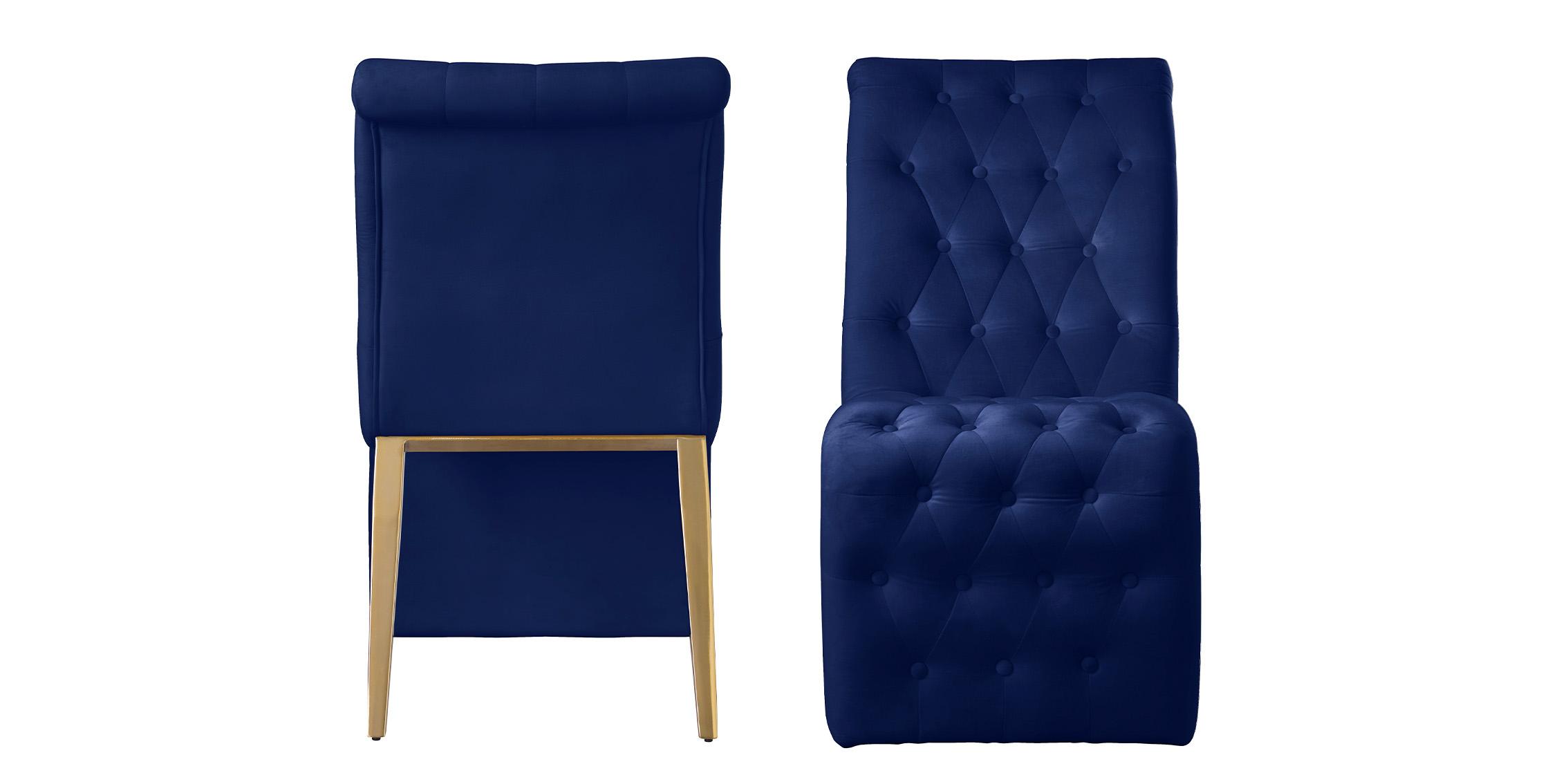 

    
Meridian Furniture CURVE 920Navy-C Dining Chair Set Navy/Gold 920Navy-C
