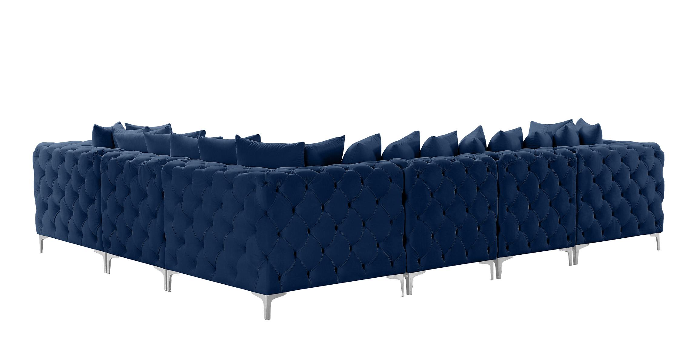 

        
Meridian Furniture TREMBLAY 686Navy-Sec6A Modular Sectional Sofa Navy Velvet 94308269757
