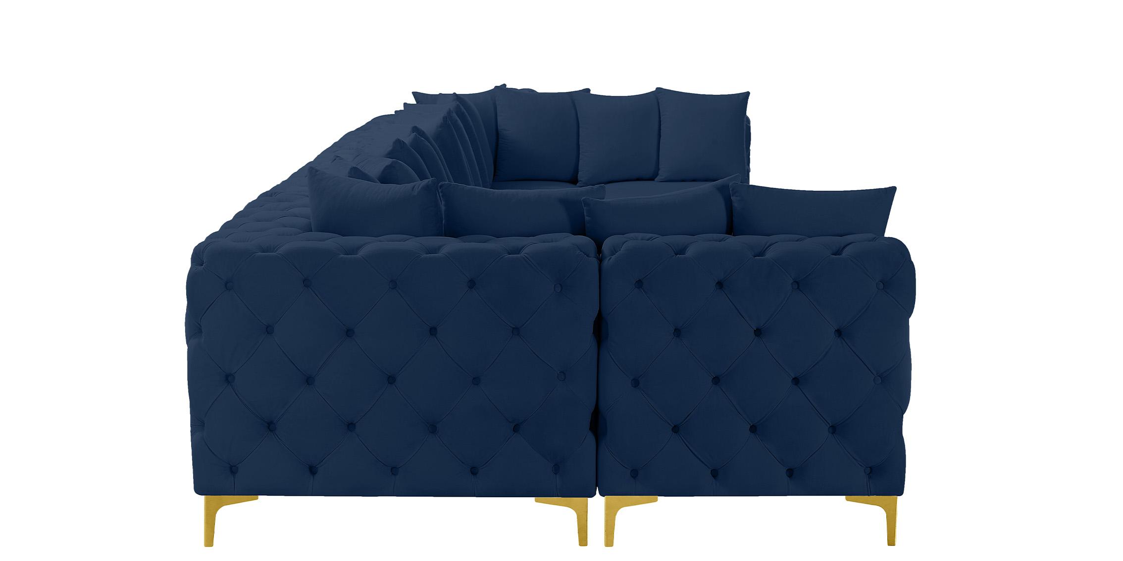 

    
686Navy-Sec7A Meridian Furniture Modular Sectional Sofa

