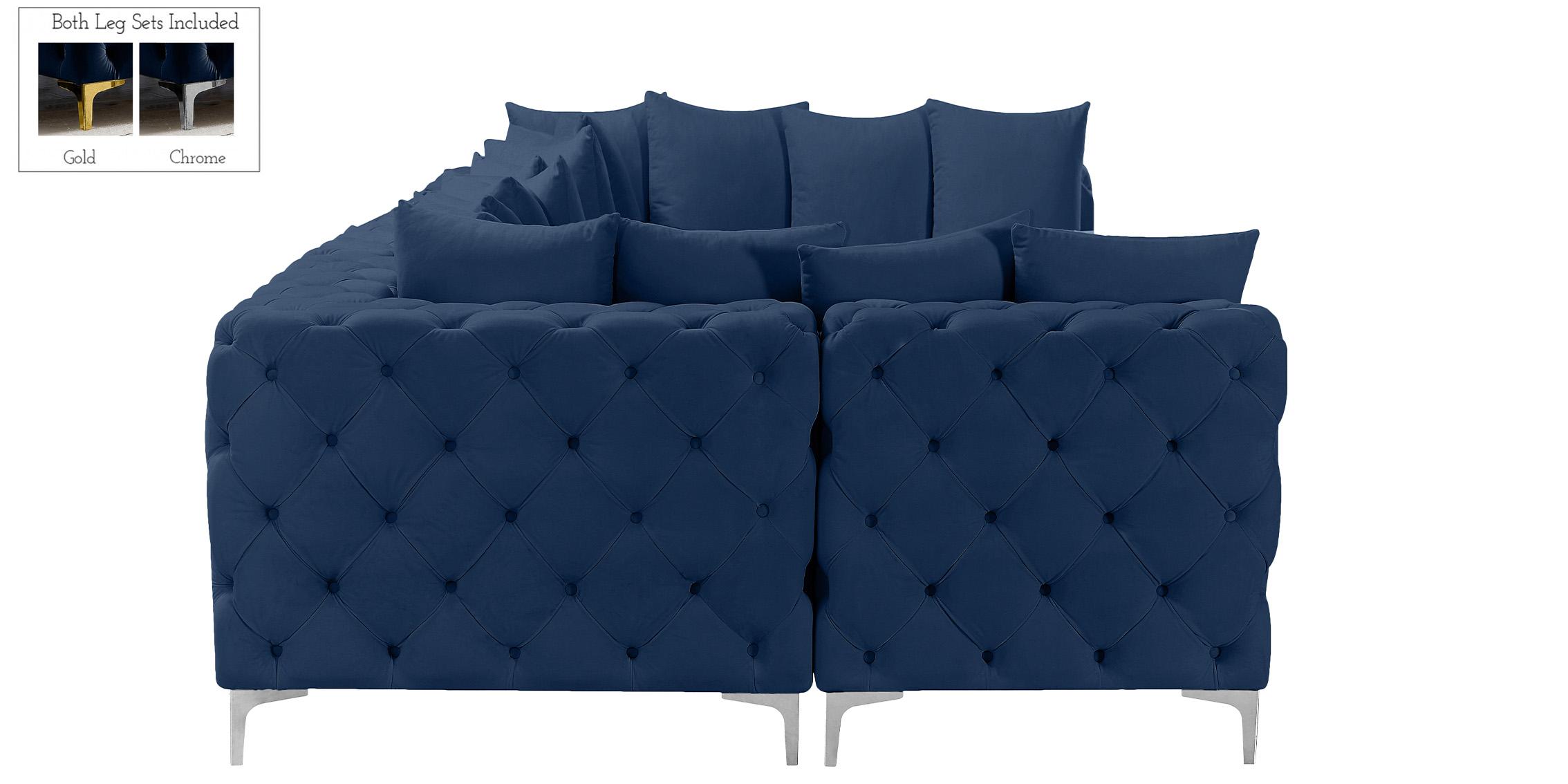 

        
Meridian Furniture TREMBLAY 686Navy-Sec7C Modular Sectional Sofa Navy Fabric 94308270111
