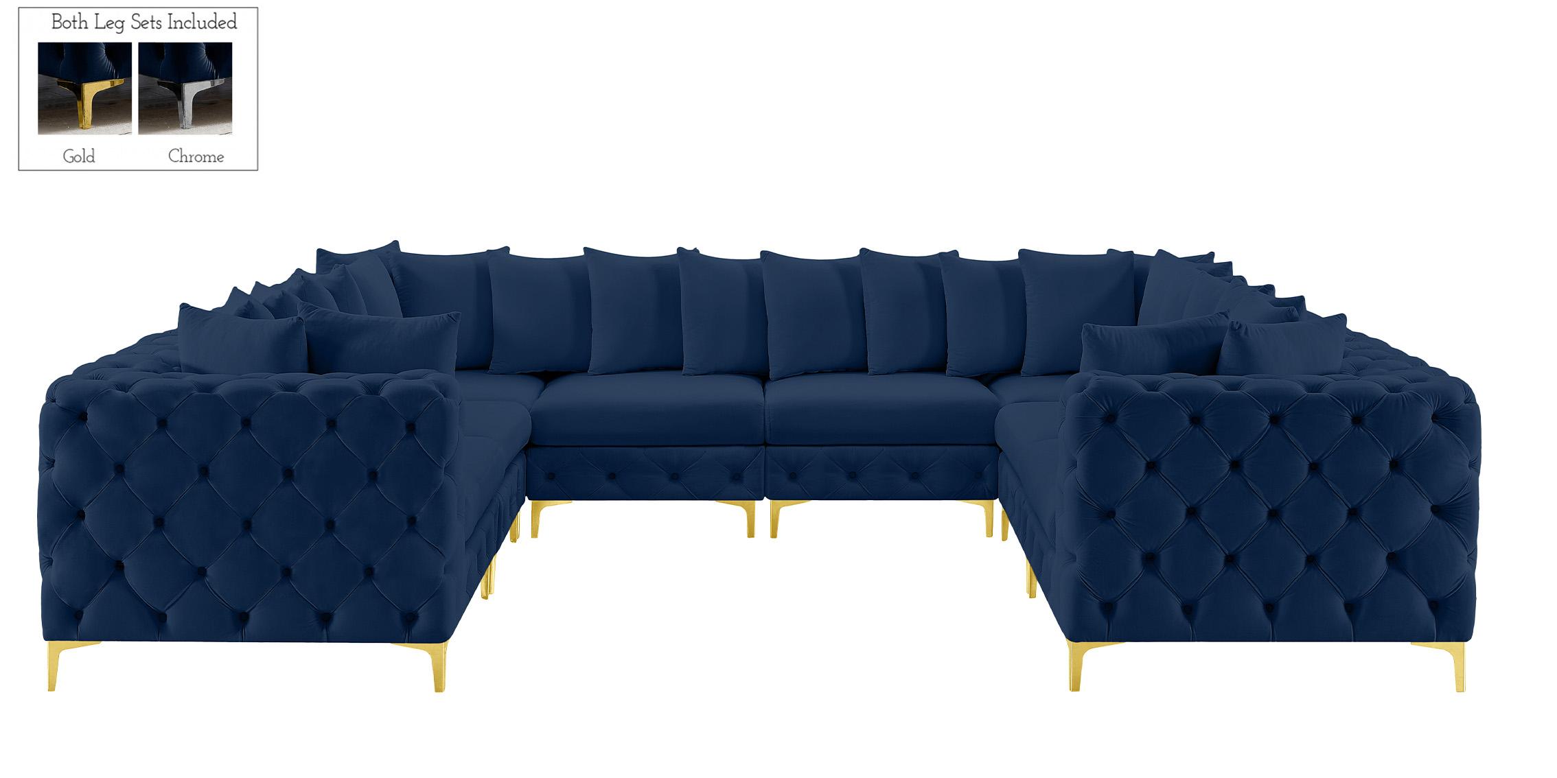 

        
Meridian Furniture TREMBLAY 686Navy-Sec8A Modular Sectional Sofa Navy Velvet 94308269870
