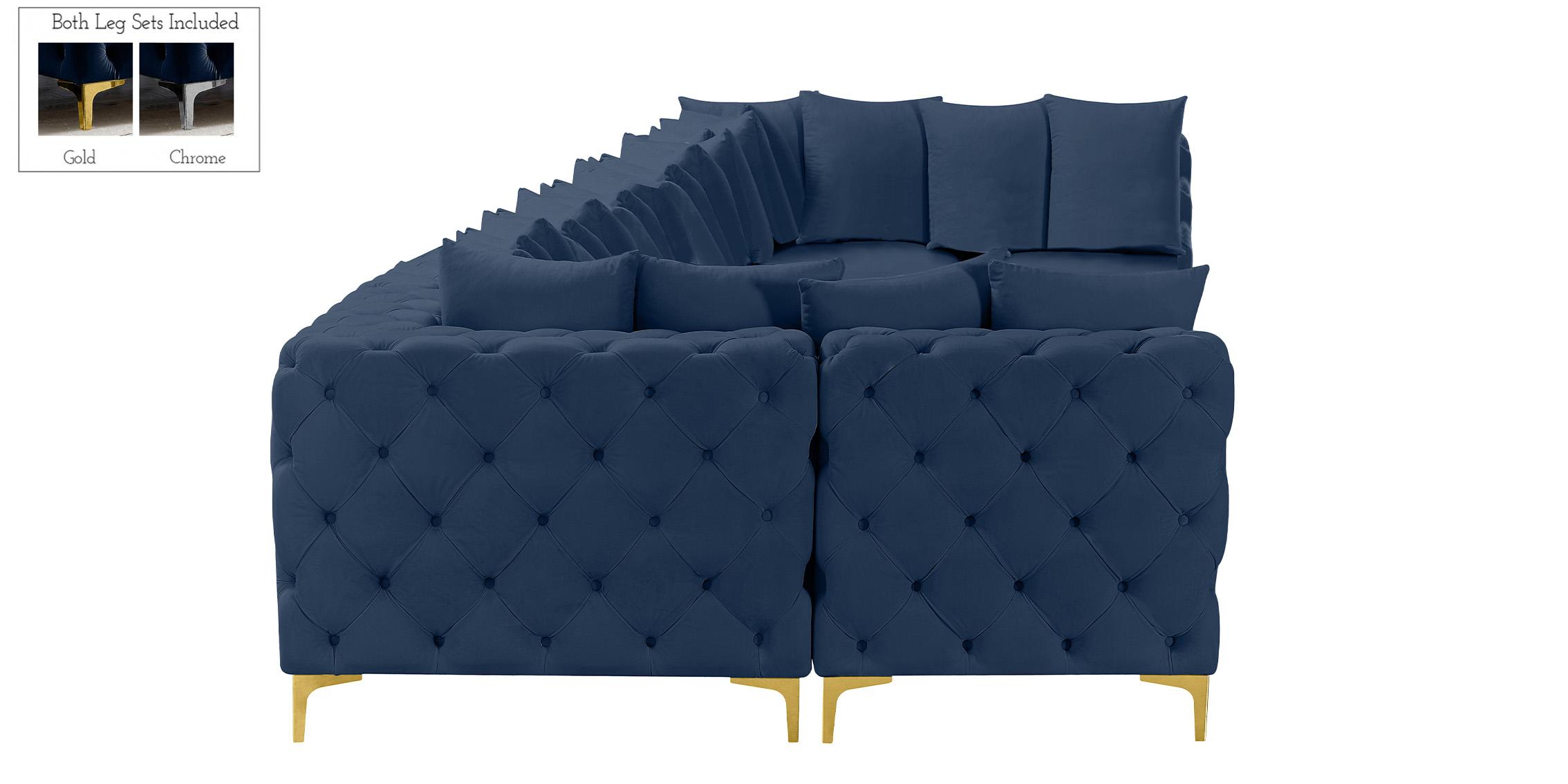 

        
Meridian Furniture TREMBLAY 686Navy-Sec9A Modular Sectional Sofa Navy Fabric 94308270197
