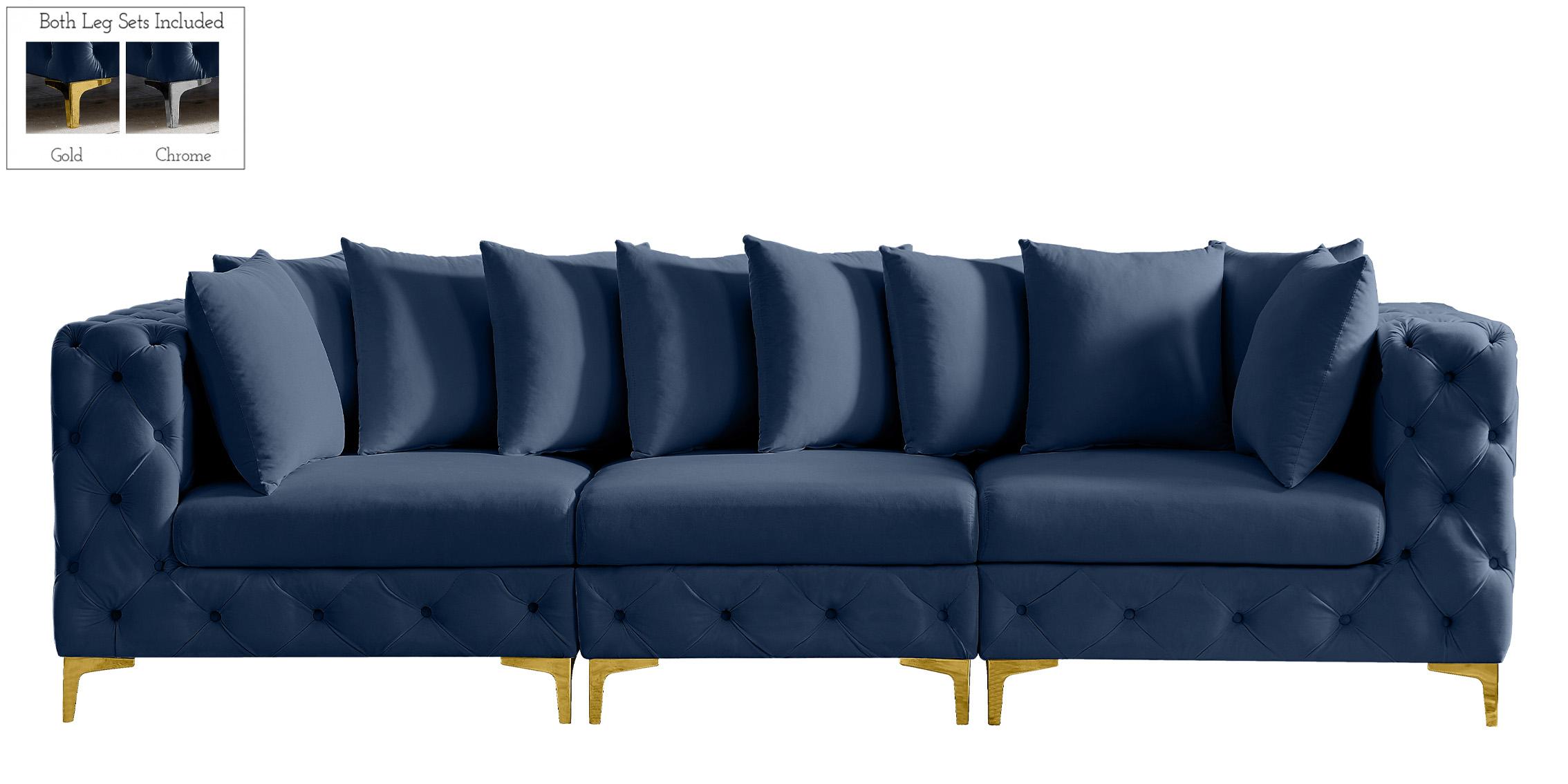 

        
Meridian Furniture TREMBLAY 686Navy-S108 Modular Sofa Navy Velvet 94308269511
