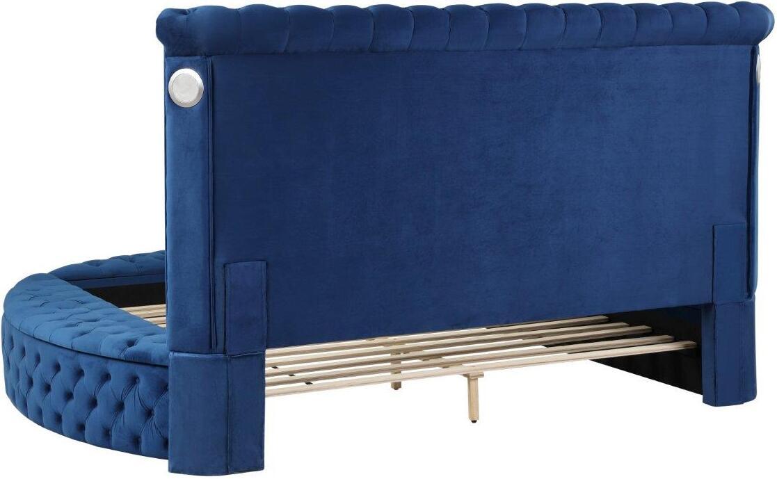 

    
Galaxy Home Furniture HAZEL Storage Bedroom Set Blue GHF-733569271290-Set-5-VAN
