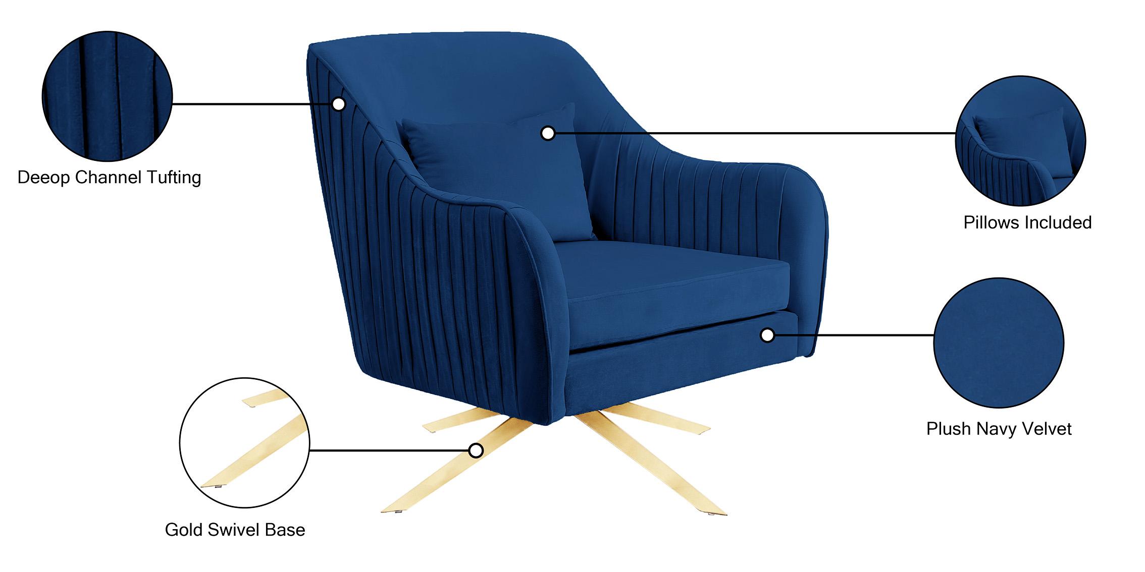 

    
585Navy Meridian Furniture Arm Chair
