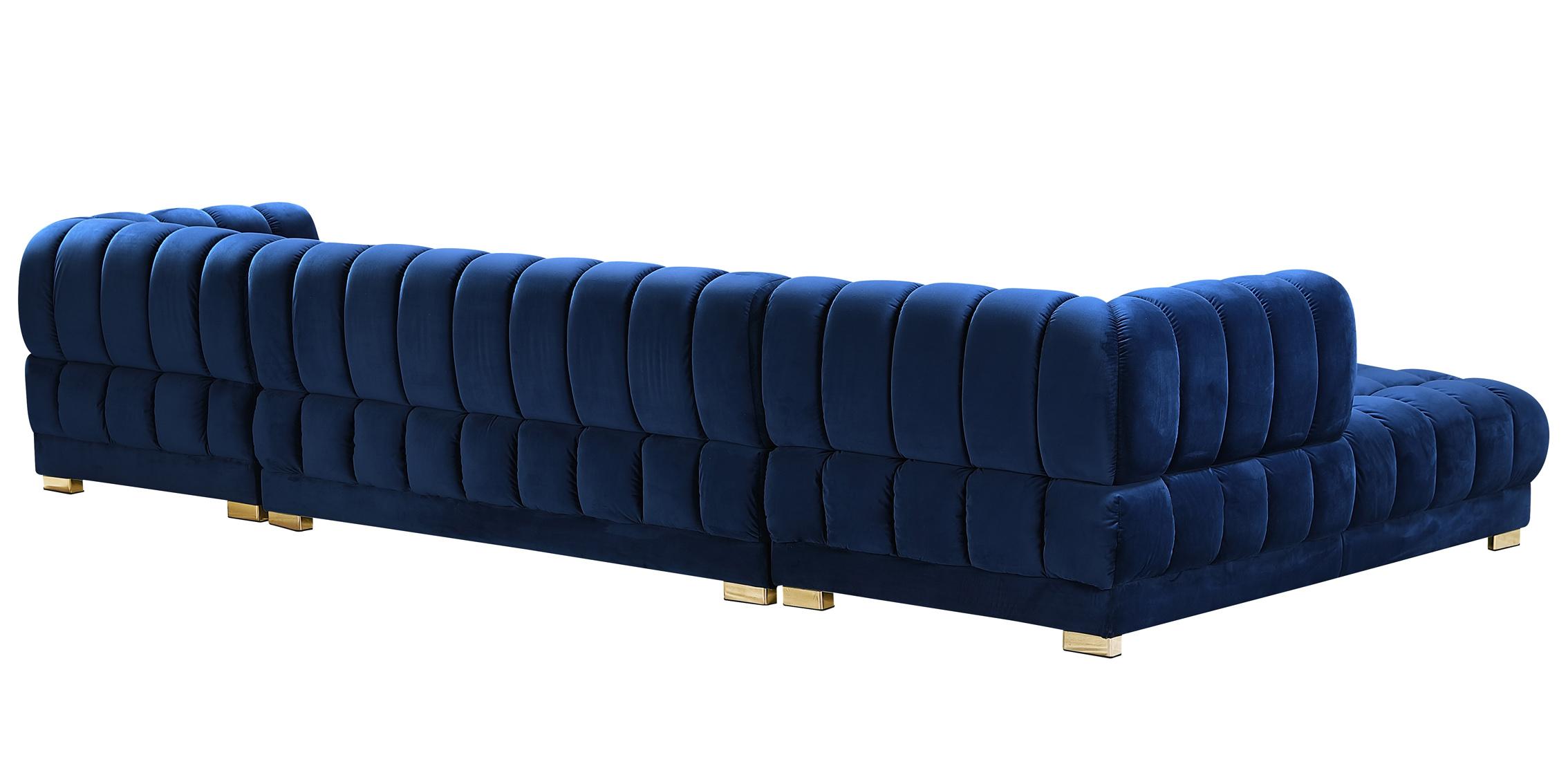 

        
Meridian Furniture GWEN 653Navy Sectional Sofa Navy Velvet 753359804521
