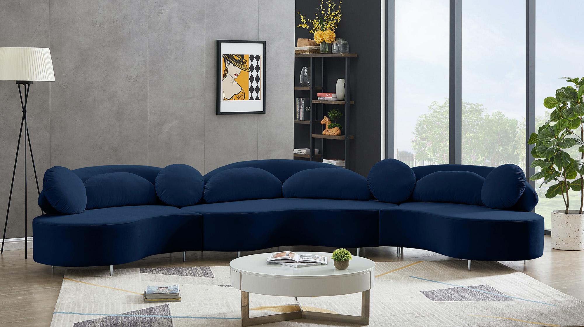 

        
094308255989Glam NAVY Velvet Sectional Sofa Vivacious 632Navy Meridian Contemporary Modern
