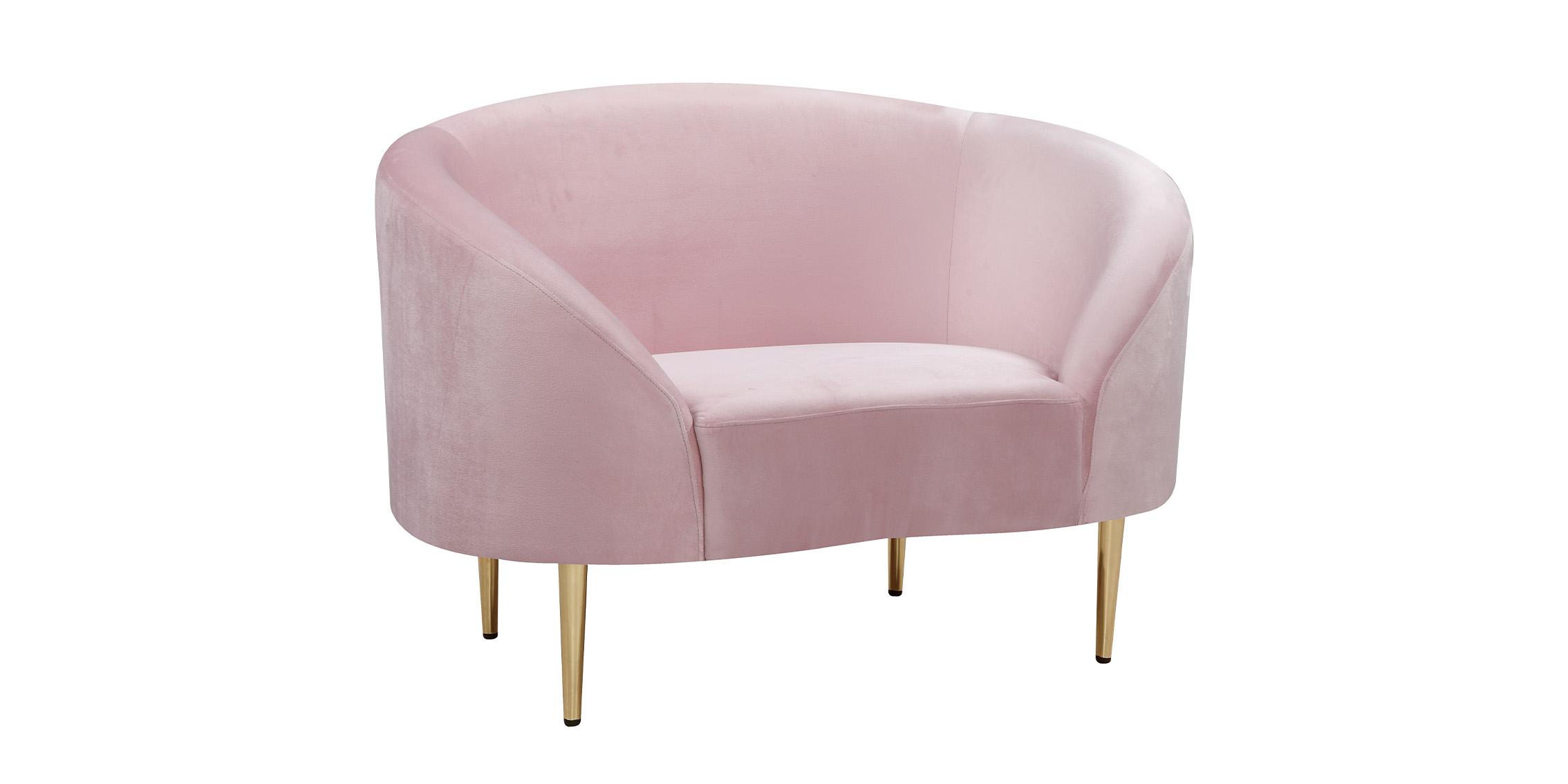 

    
Glam Pink Velvet Arm Chair RITZ 659Pink-C Meridian Contemporary Modern
