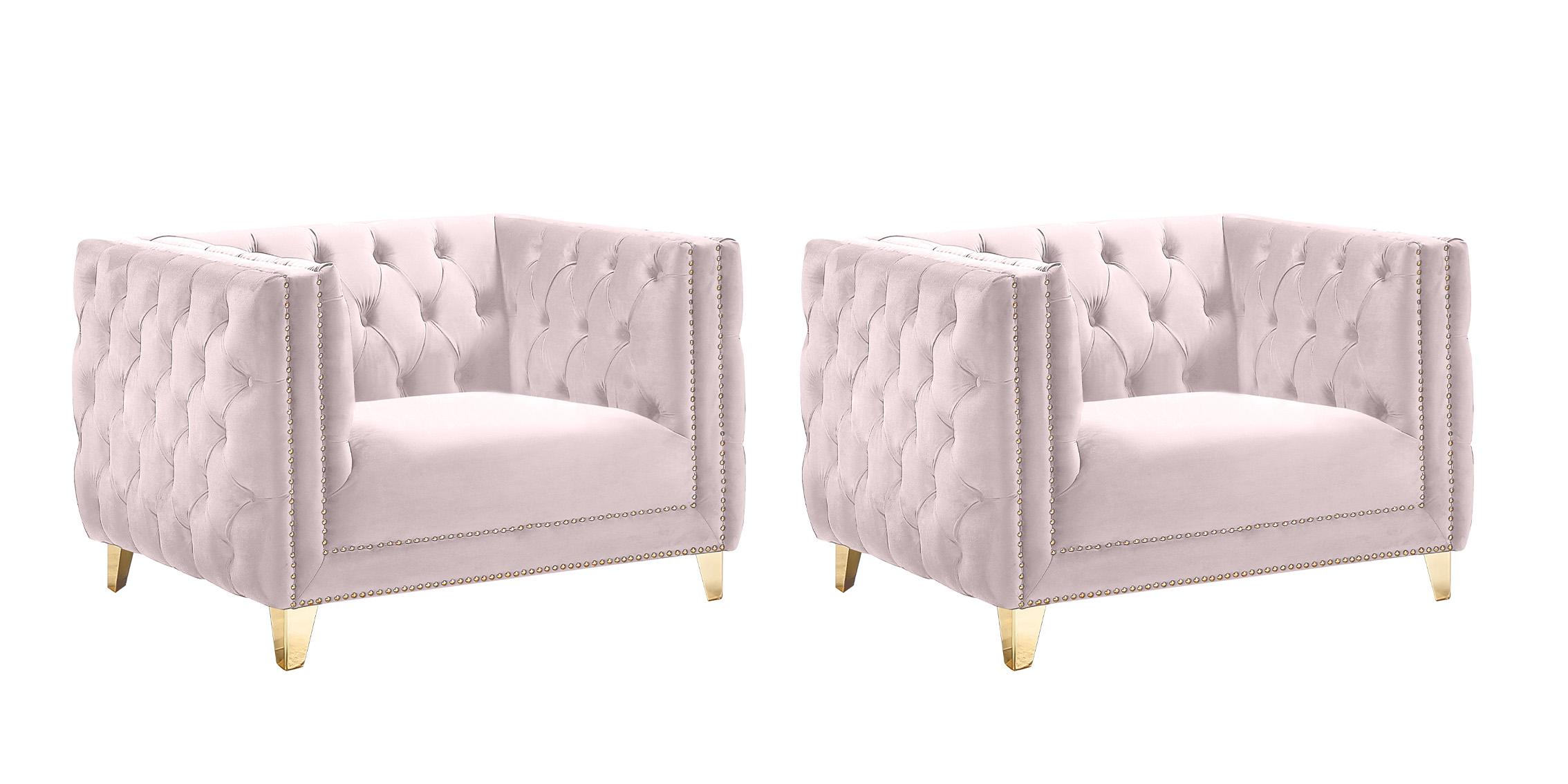 

    
Meridian Furniture MICHELLE 652Pink-C-Set Arm Chair Set Pink 652Pink-C-Set-2
