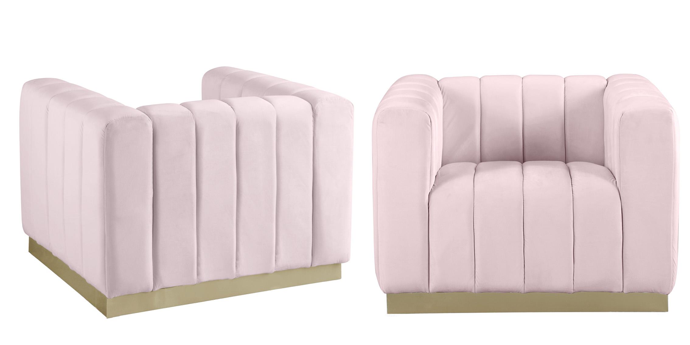 

    
Meridian Furniture MARLON 603Pink-C-Set-2 Arm Chair Set Pink/Gold 603Pink-C-Set-2
