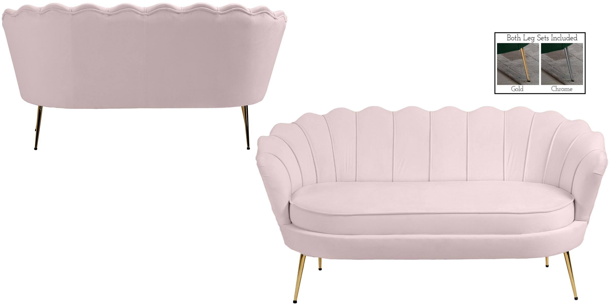 

        
Meridian Furniture GARDENIA 684Pink loveset Pink Velvet 094308257242
