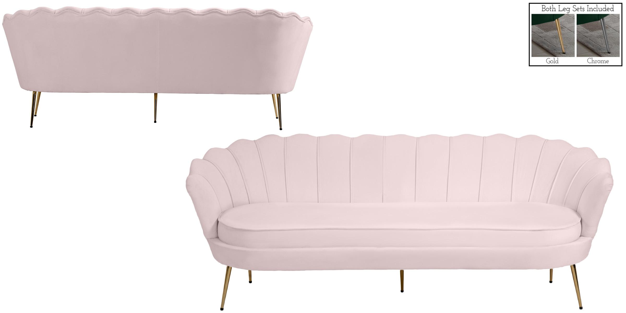 

        
Meridian Furniture GARDENIA 684Pink Sofa Pink Velvet 094308257235
