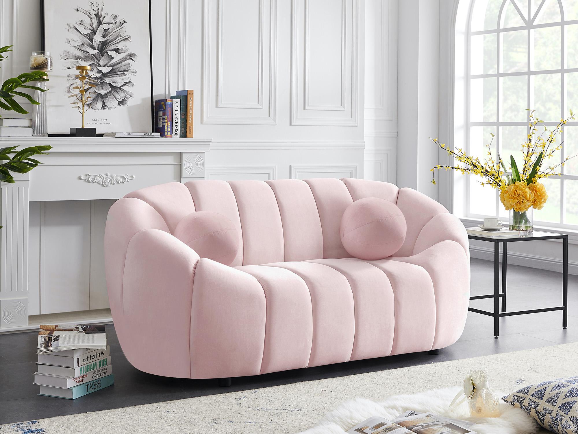 

        
Meridian Furniture ELIJAH 613Pink-S Sofa Set Pink Velvet 094308255705
