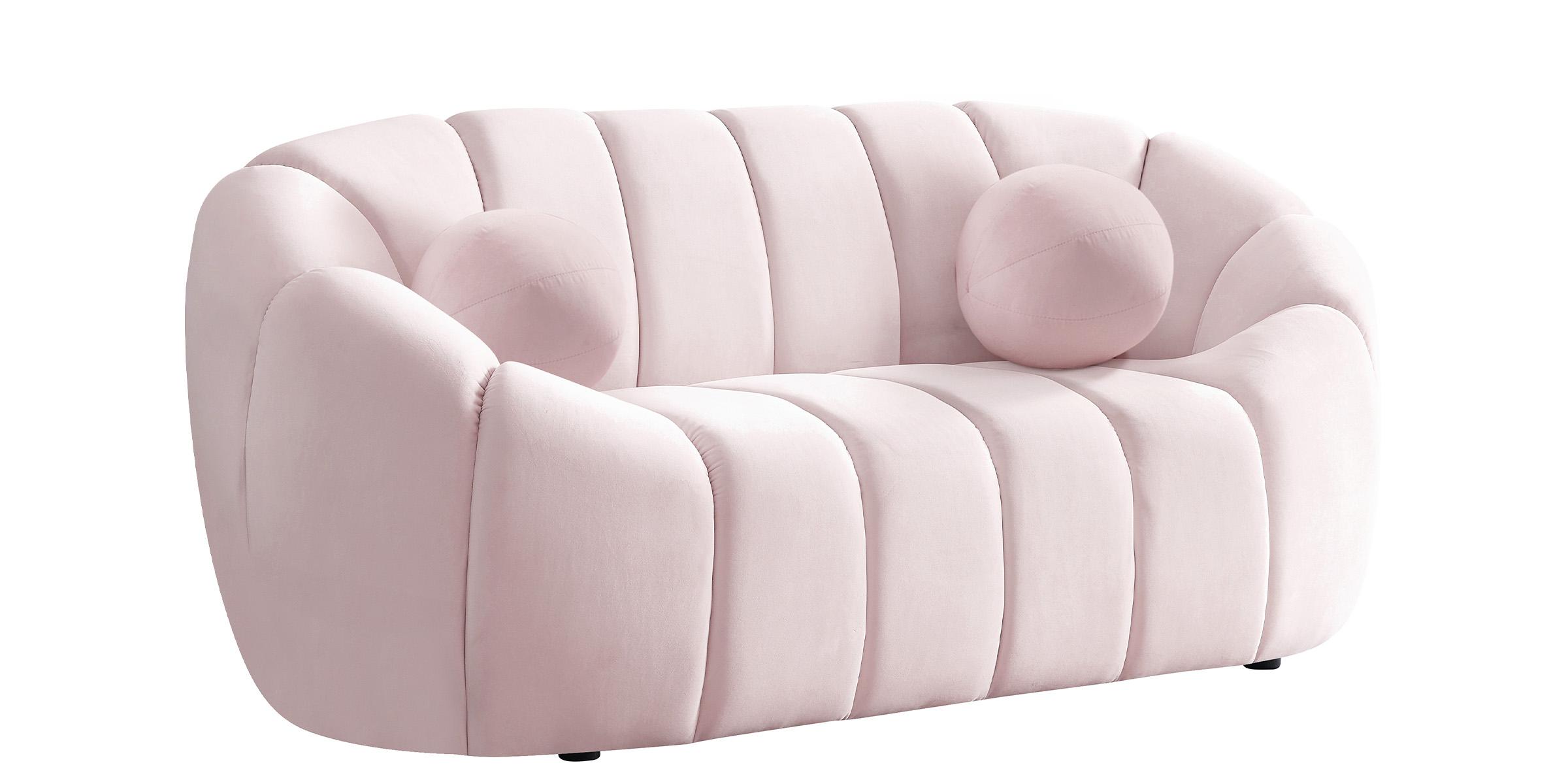 

        
Meridian Furniture ELIJAH 613Pink-S Sofa Set Pink Velvet 094308255705
