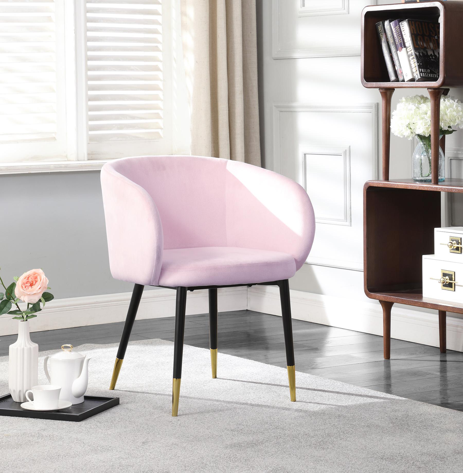 

    
Meridian Furniture LOUISE 733Pink Dining Chair Set Chrome/Pink 733Pink-C-Set-2
