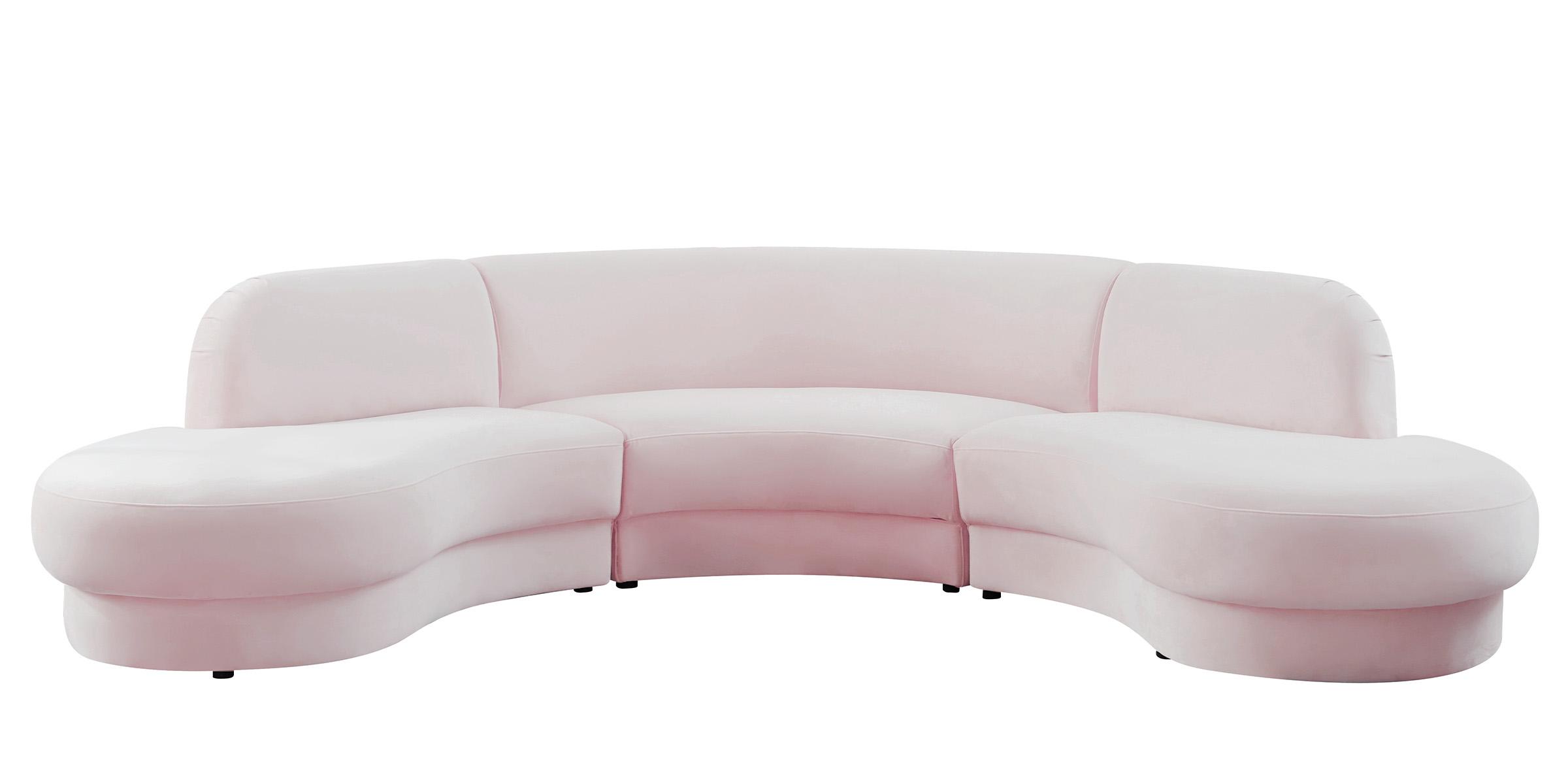 

        
Meridian Furniture Rosa 628Pink-Sectional Sectional Sofa Pink Velvet 094308255934

