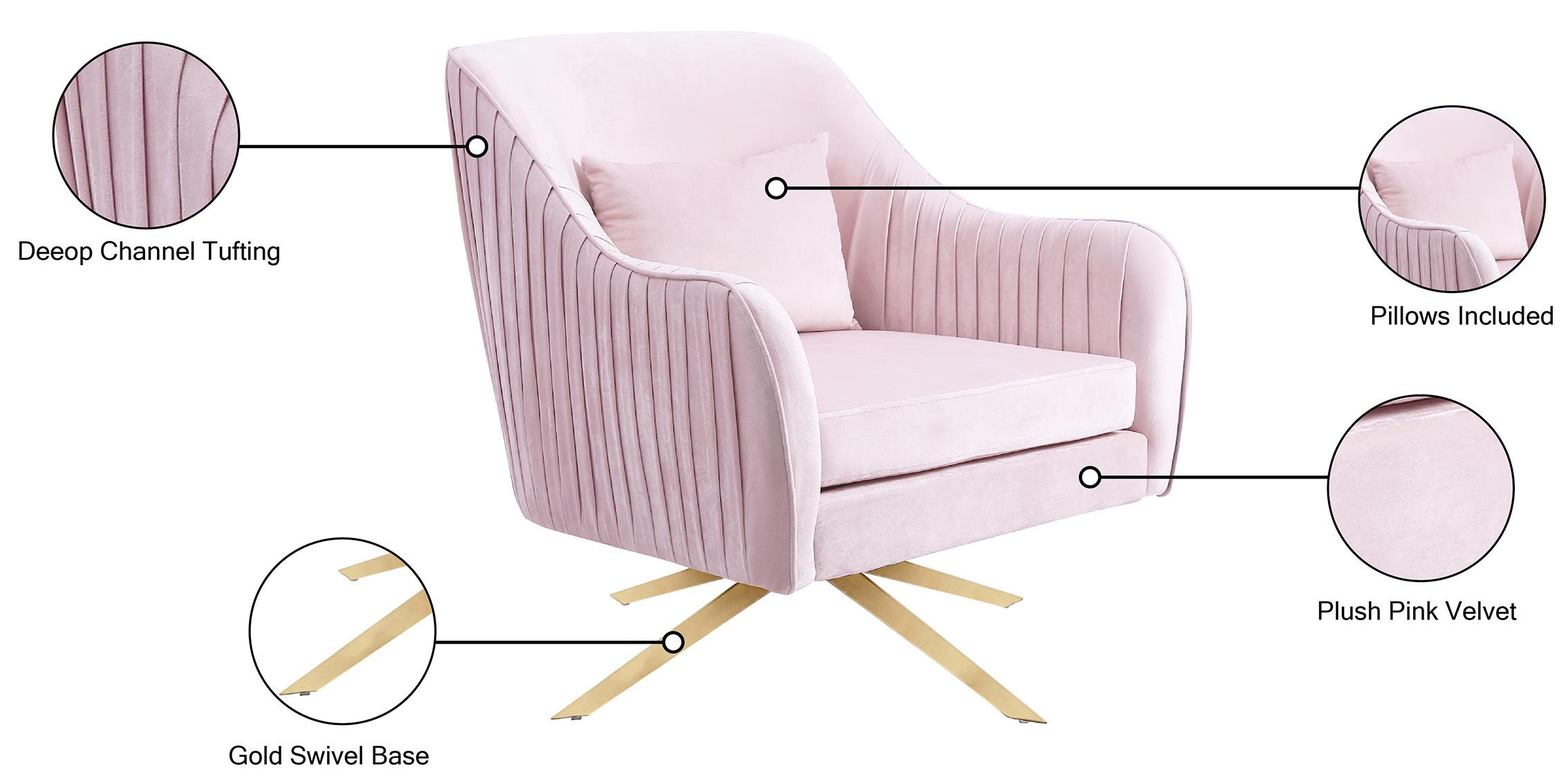 

    
585Pink Meridian Furniture Arm Chair
