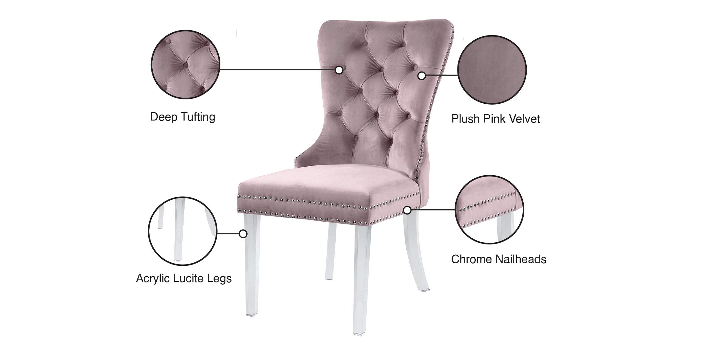 

    
704831400052MILEY 746Pink-C Dining Chair Set
