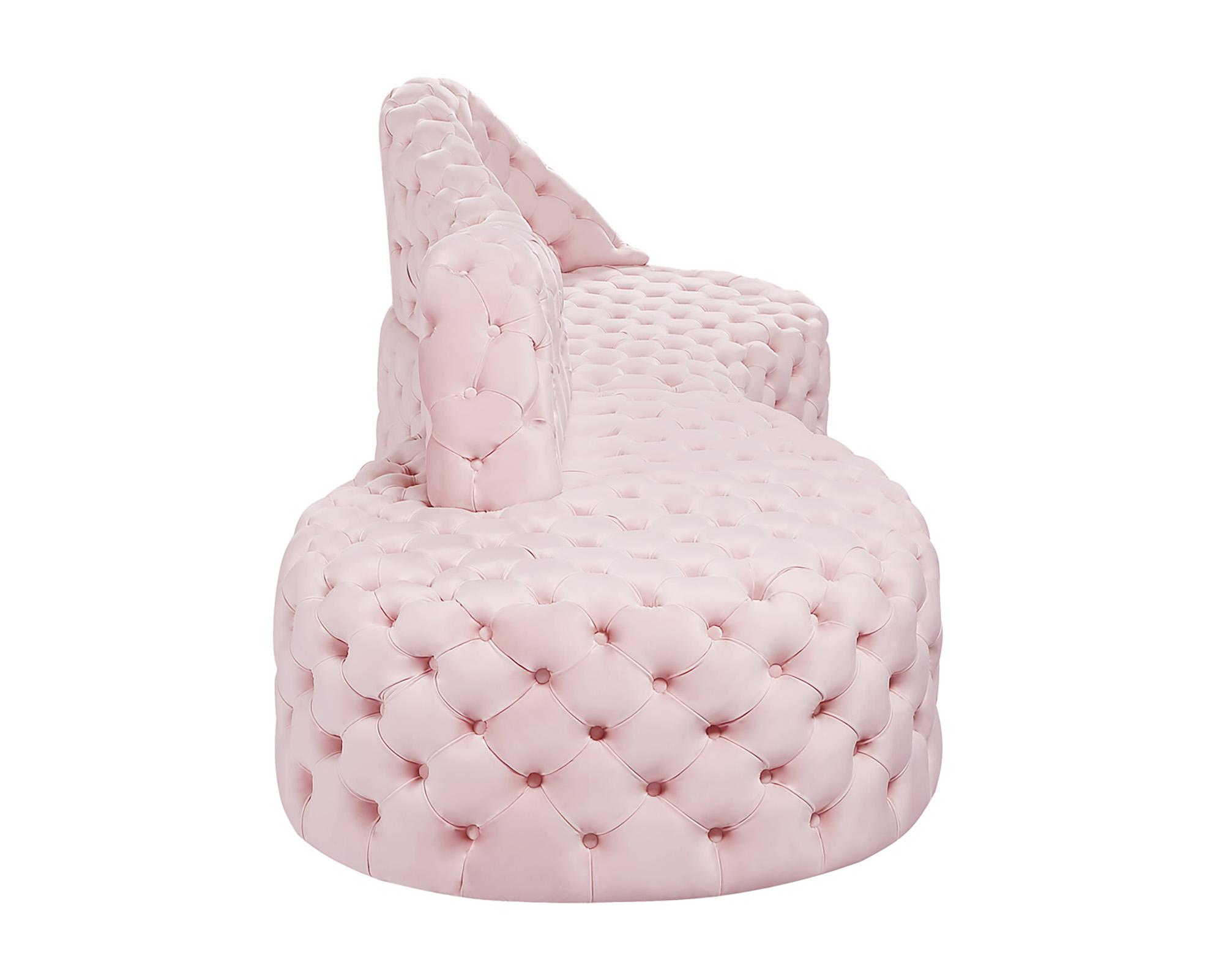 

        
Meridian Furniture ROYAL 654Pink Sectional Sofa Pink Velvet 753359804774
