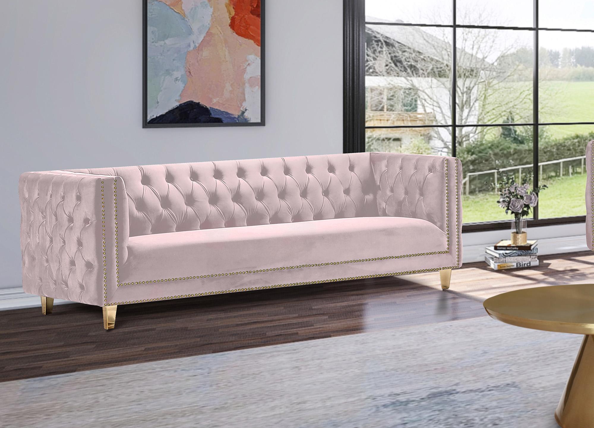 

        
Meridian Furniture MICHELLE 652Pink-S Sofa Pink Velvet 753359804415
