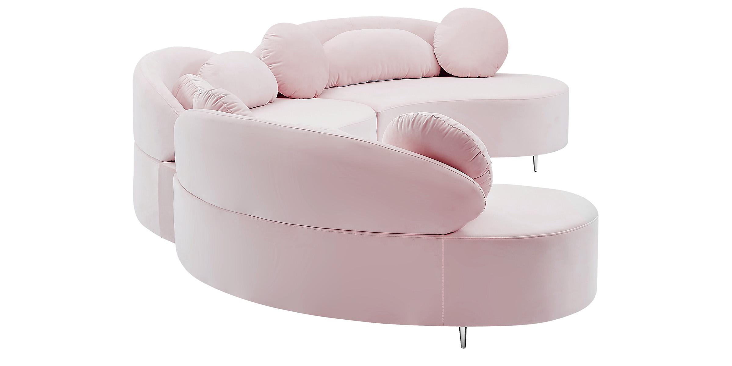 

    
632Pink-Sectional Meridian Furniture Sectional Sofa
