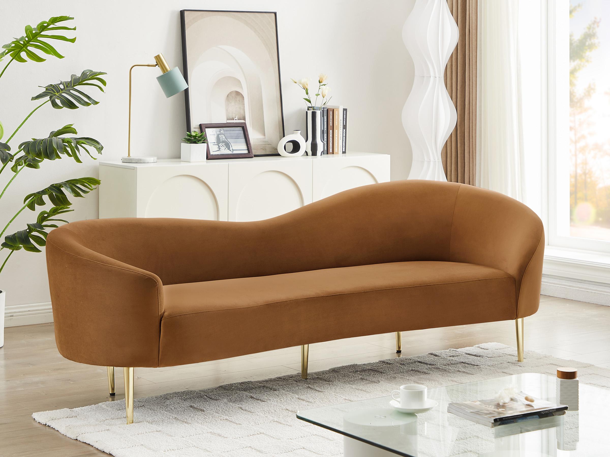 

    
 Order  Glam Saddle Velvet Sofa Set 3Pcs RITZ 659Saddle-S Meridian Contemporary Modern
