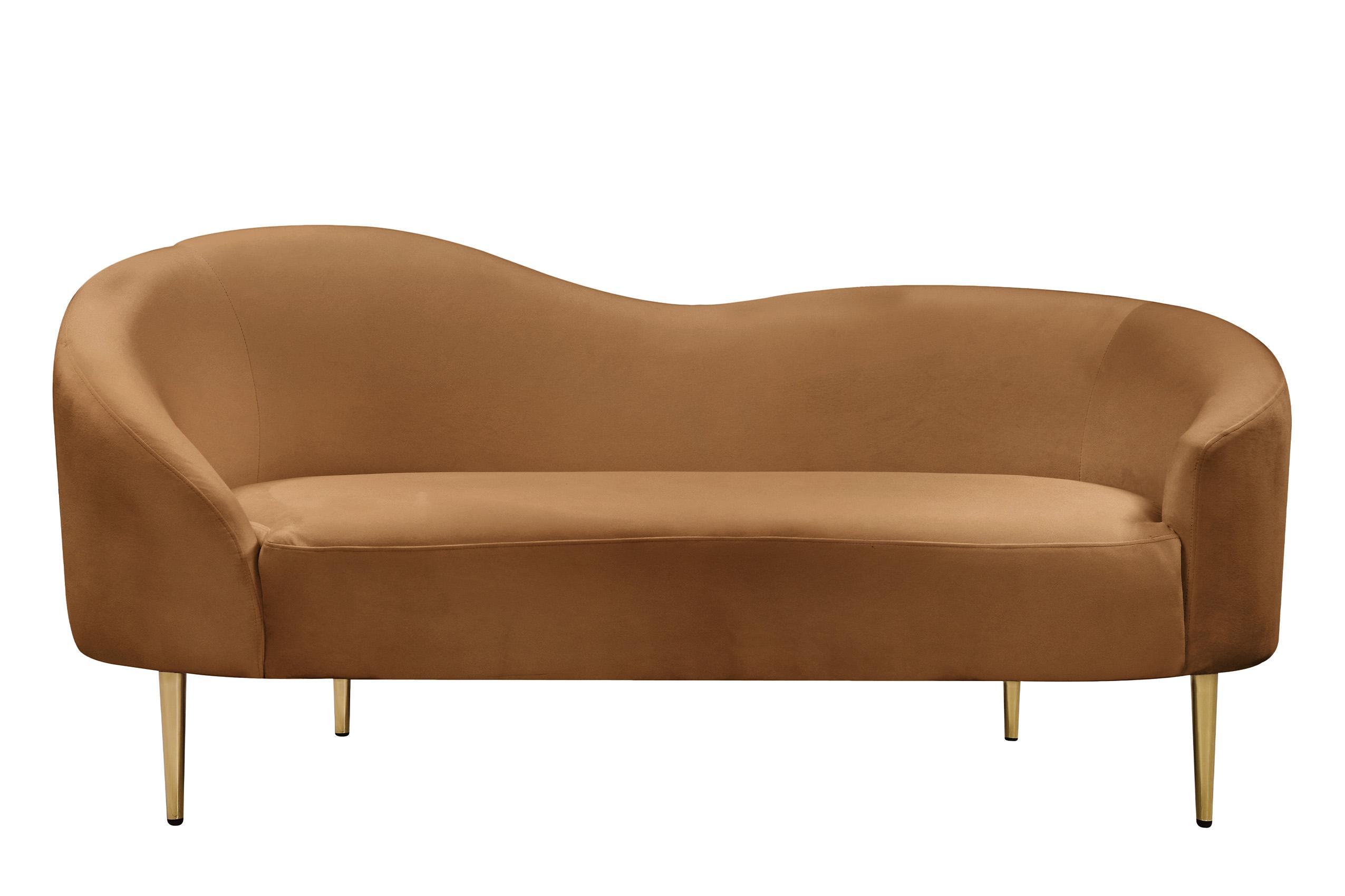 

    
659Saddle-S-Set-3 Glam Saddle Velvet Sofa Set 3Pcs RITZ 659Saddle-S Meridian Contemporary Modern

