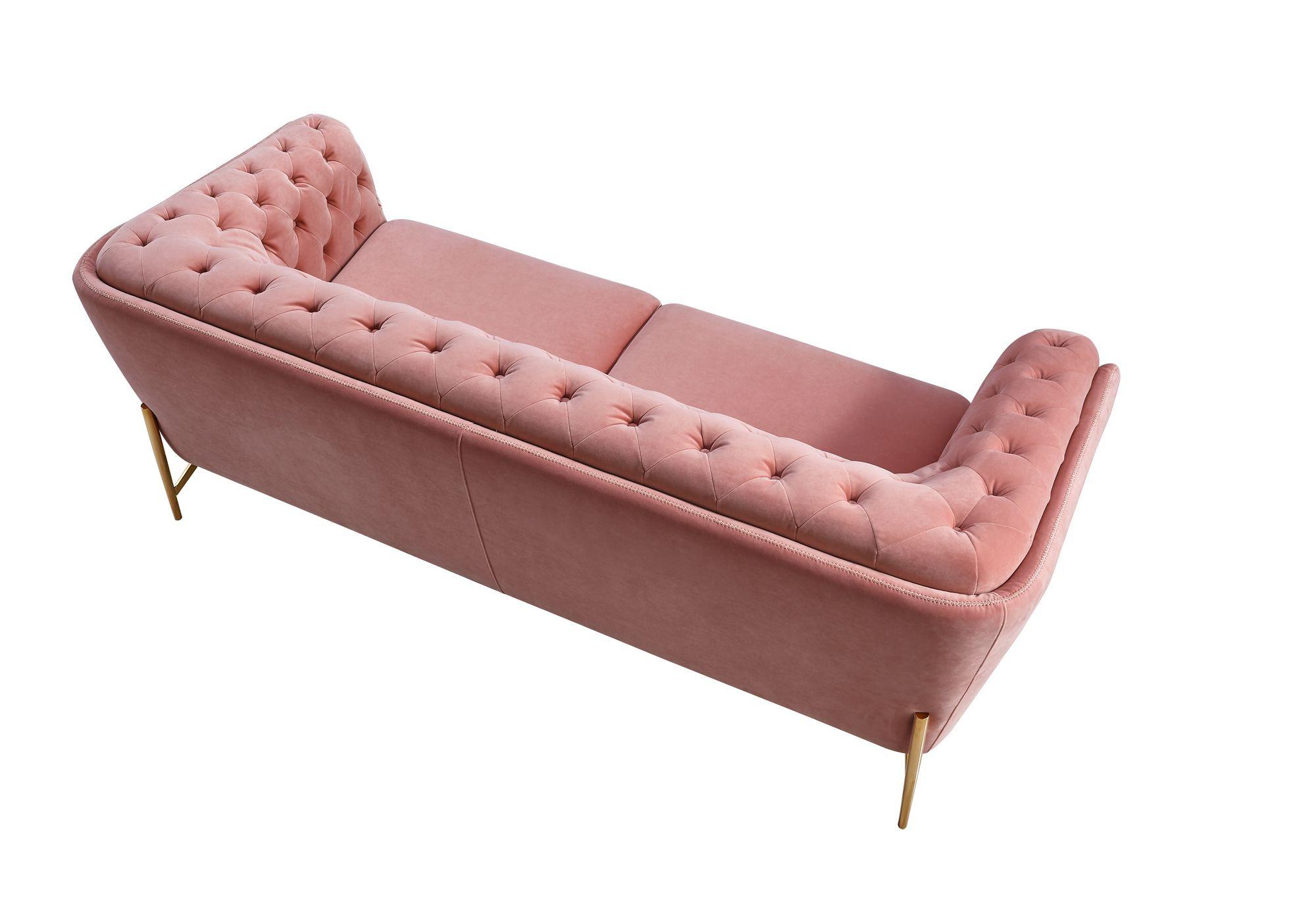 

                    
Buy Glam Salmon Pink Velvet Tufted Sofa Set 2Pcs Divani Casa Aiken VIG Contemporary
