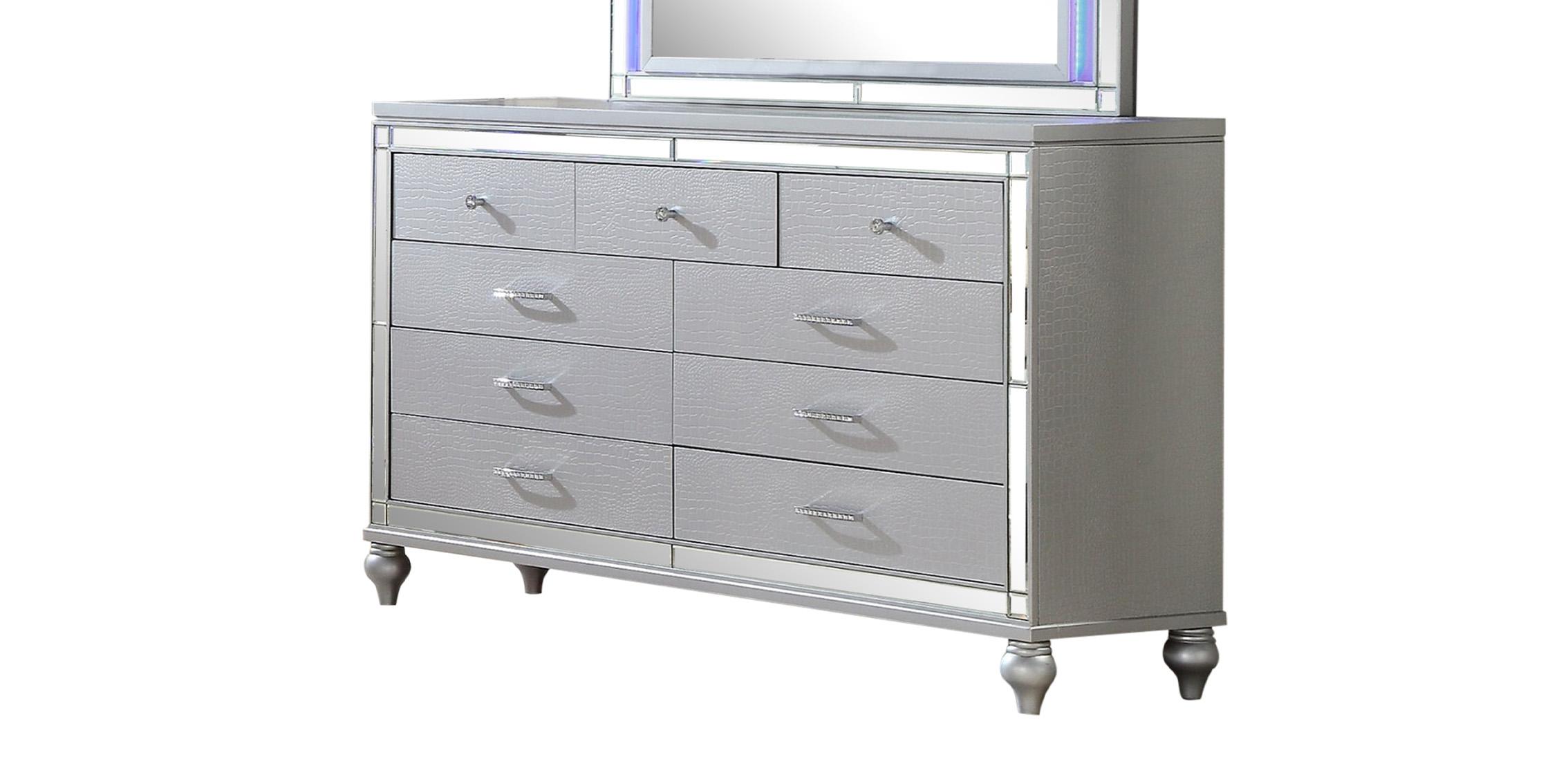 Contemporary, Modern Dresser STERLING GHF-808857879974 in Silver 