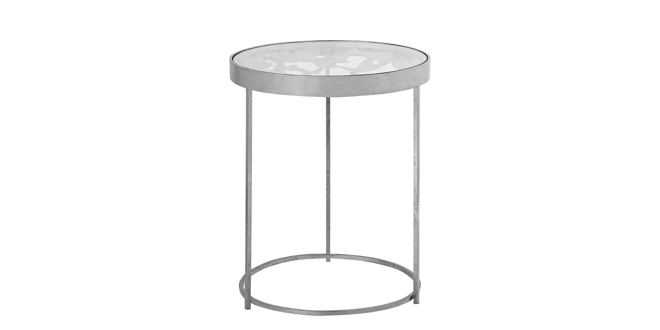 

        
Meridian Furniture BUTTERFLY 471-E End Table Silver  704831409147
