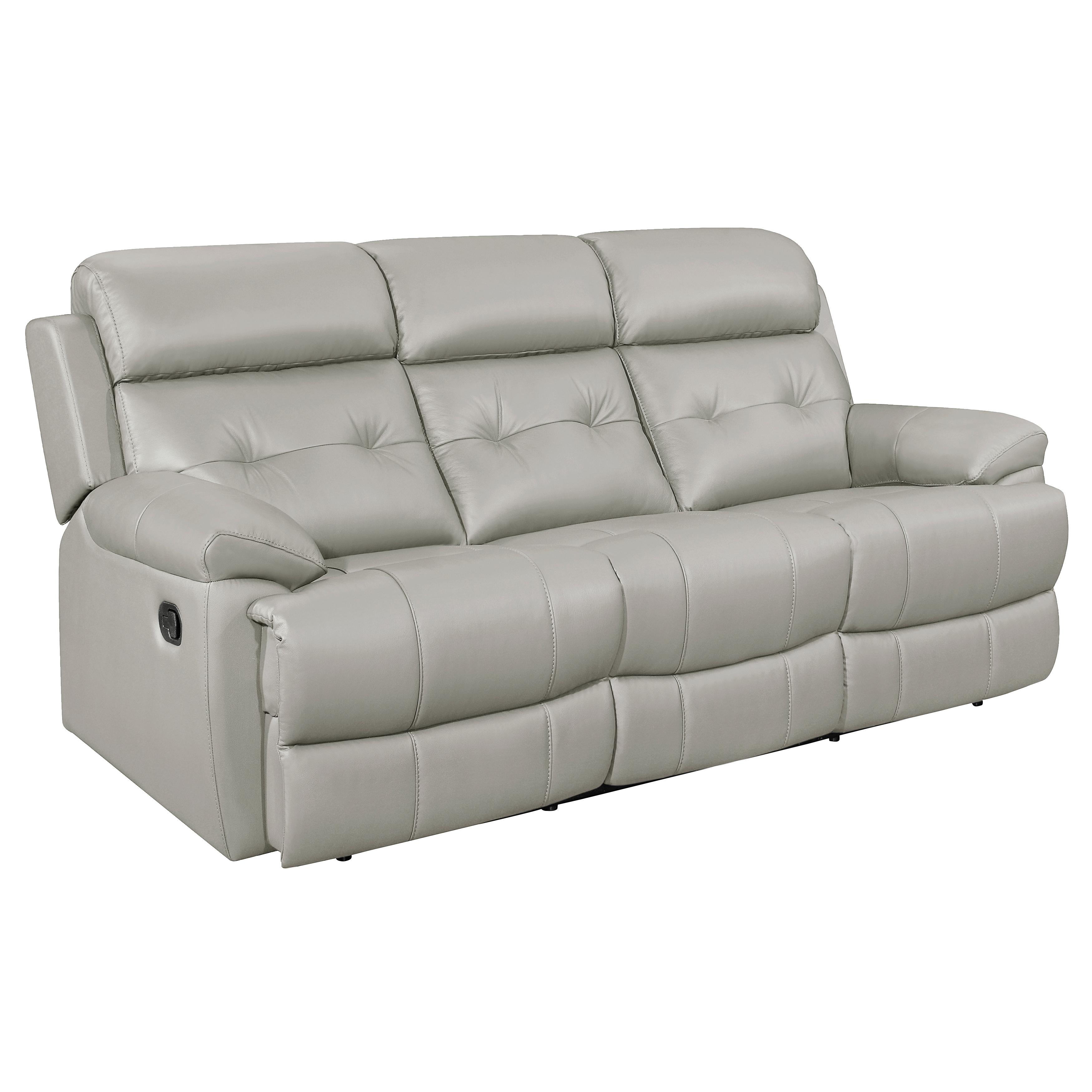

    
Homelegance 9529SVE-2PC Lambent Reclining Sofa Set Gray 9529SVE-2PC
