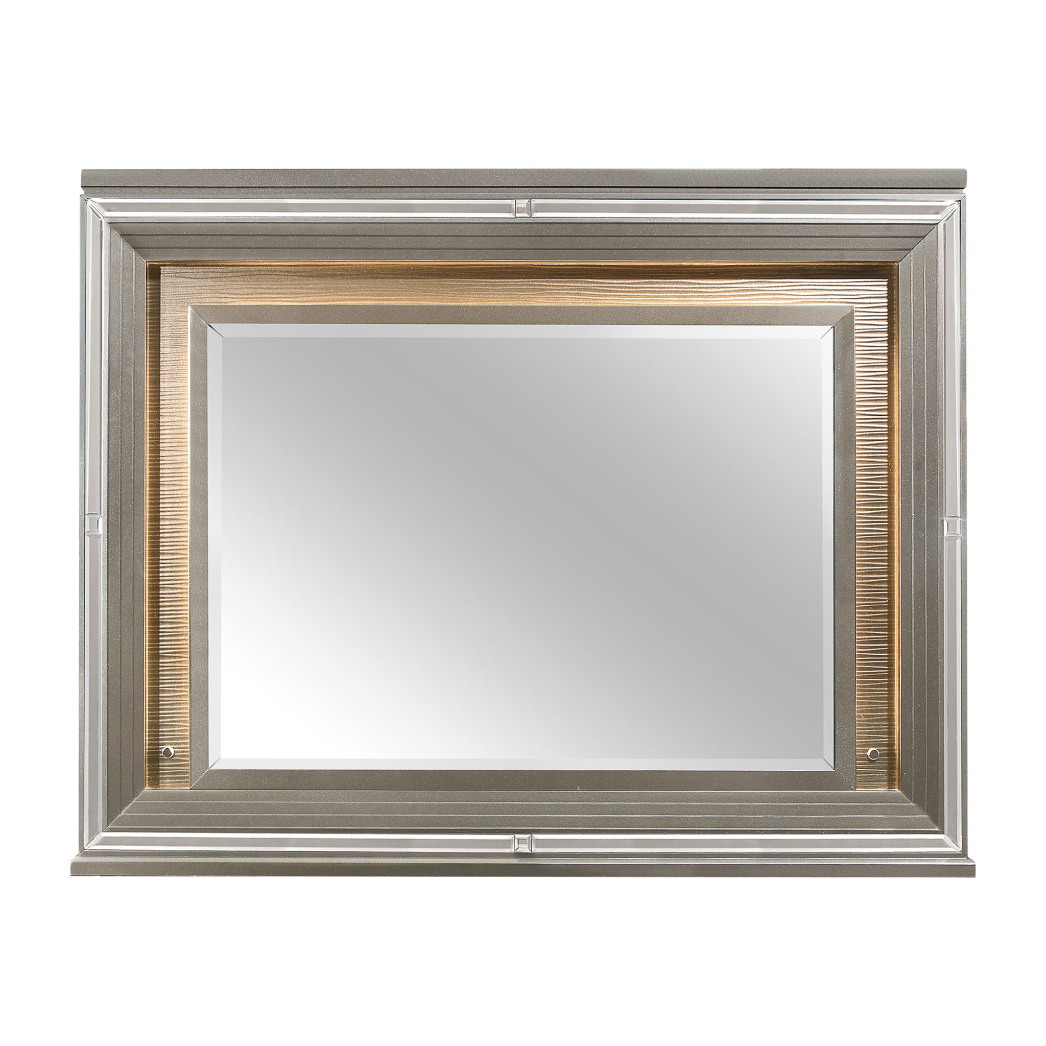 

    
1616-5*6-2PC Homelegance Dresser w/Mirror
