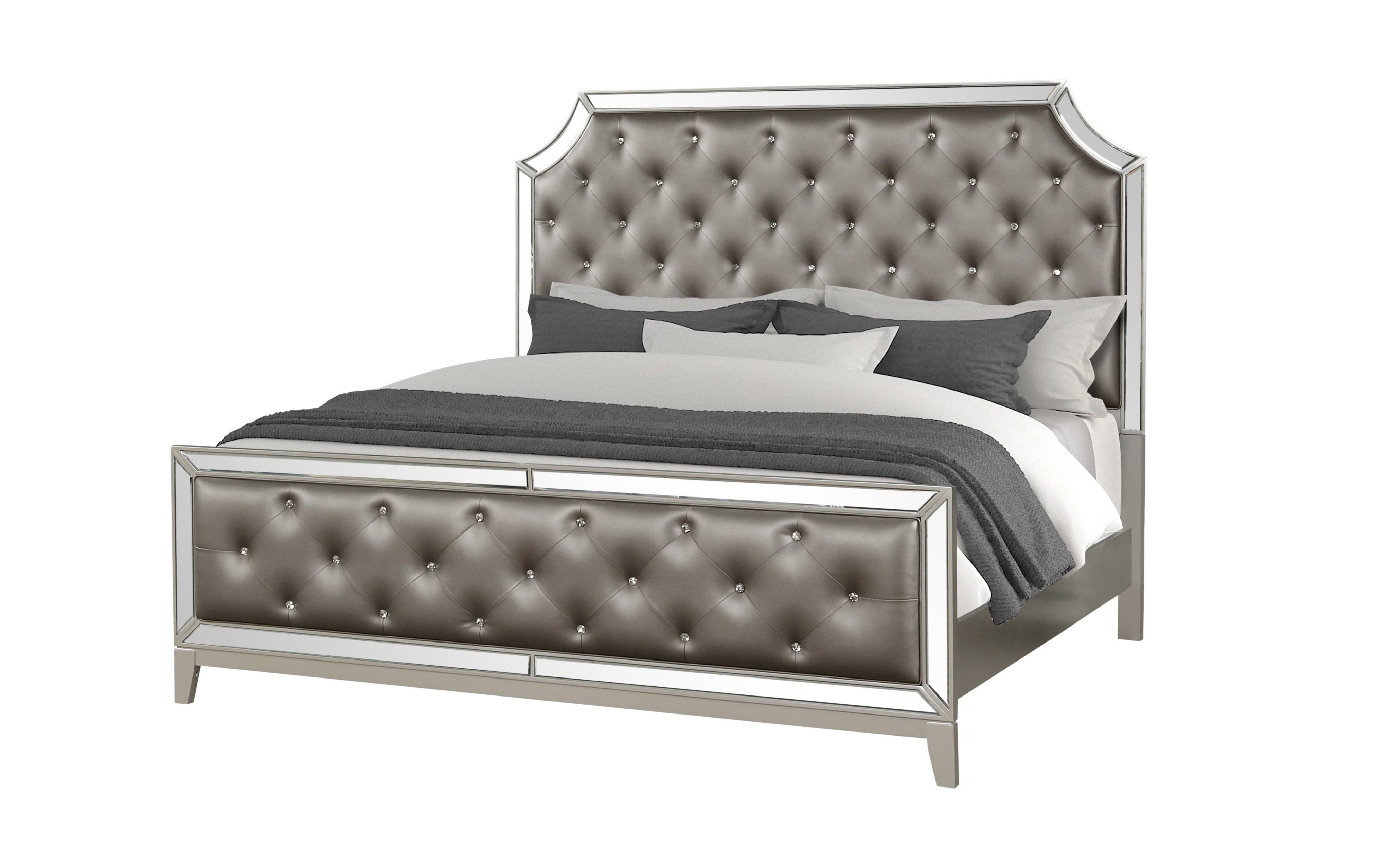 

    
Galaxy Home Furniture HARMONY Panel Bed Silver/Gray GHF-808857767042

