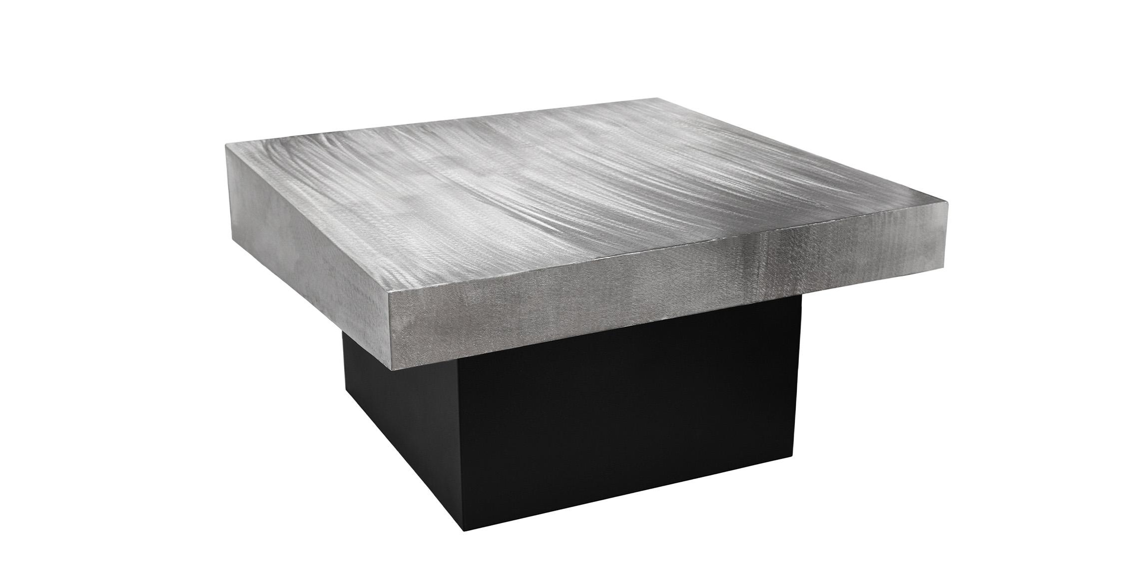 

        
704831409178Glam Silver Textured Metal Coffee Table Set 2P PALLADIUM 255-CT Meridian Modern
