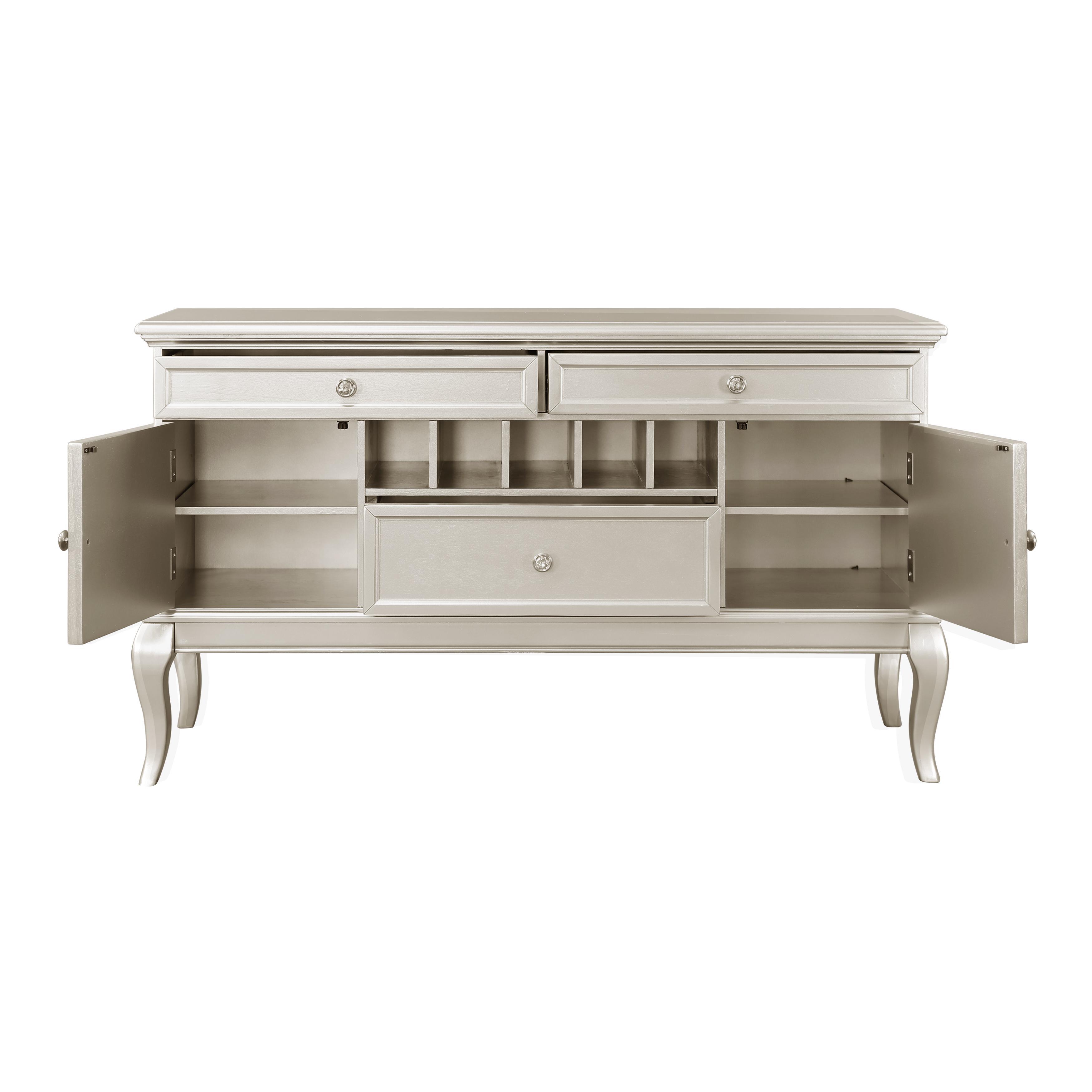 

                    
Homelegance 5546-55 Crawford Buffet Silver  Purchase 
