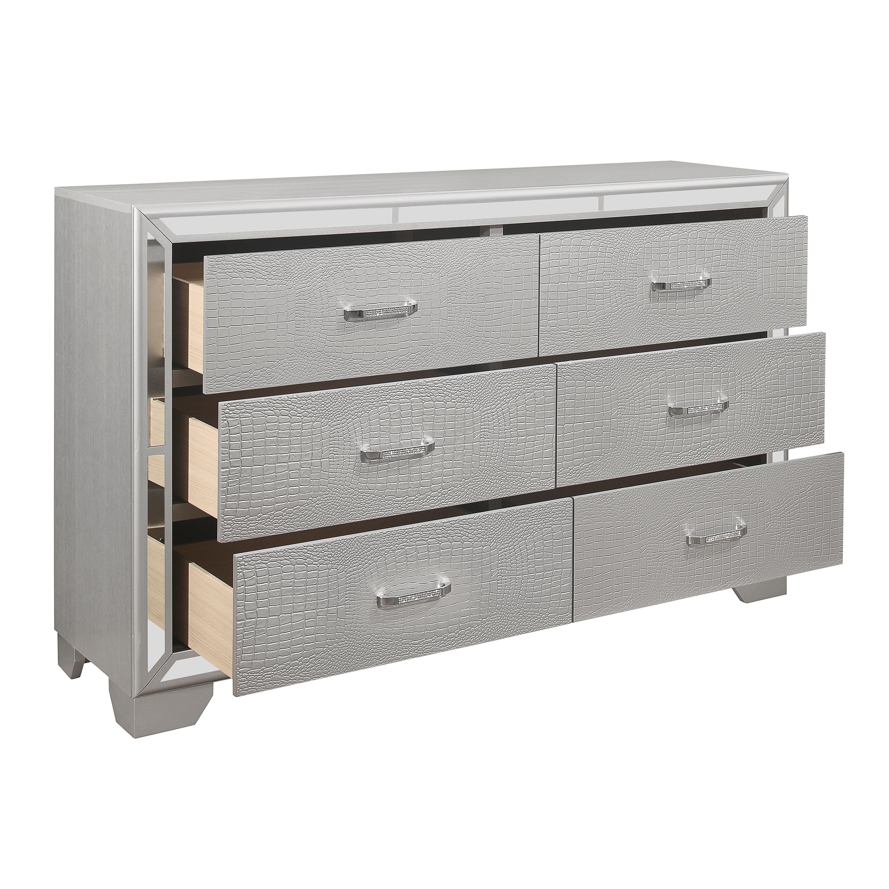 

                    
Homelegance 1428SV-5-2PC Aveline Dresser w/Mirror Silver  Purchase 
