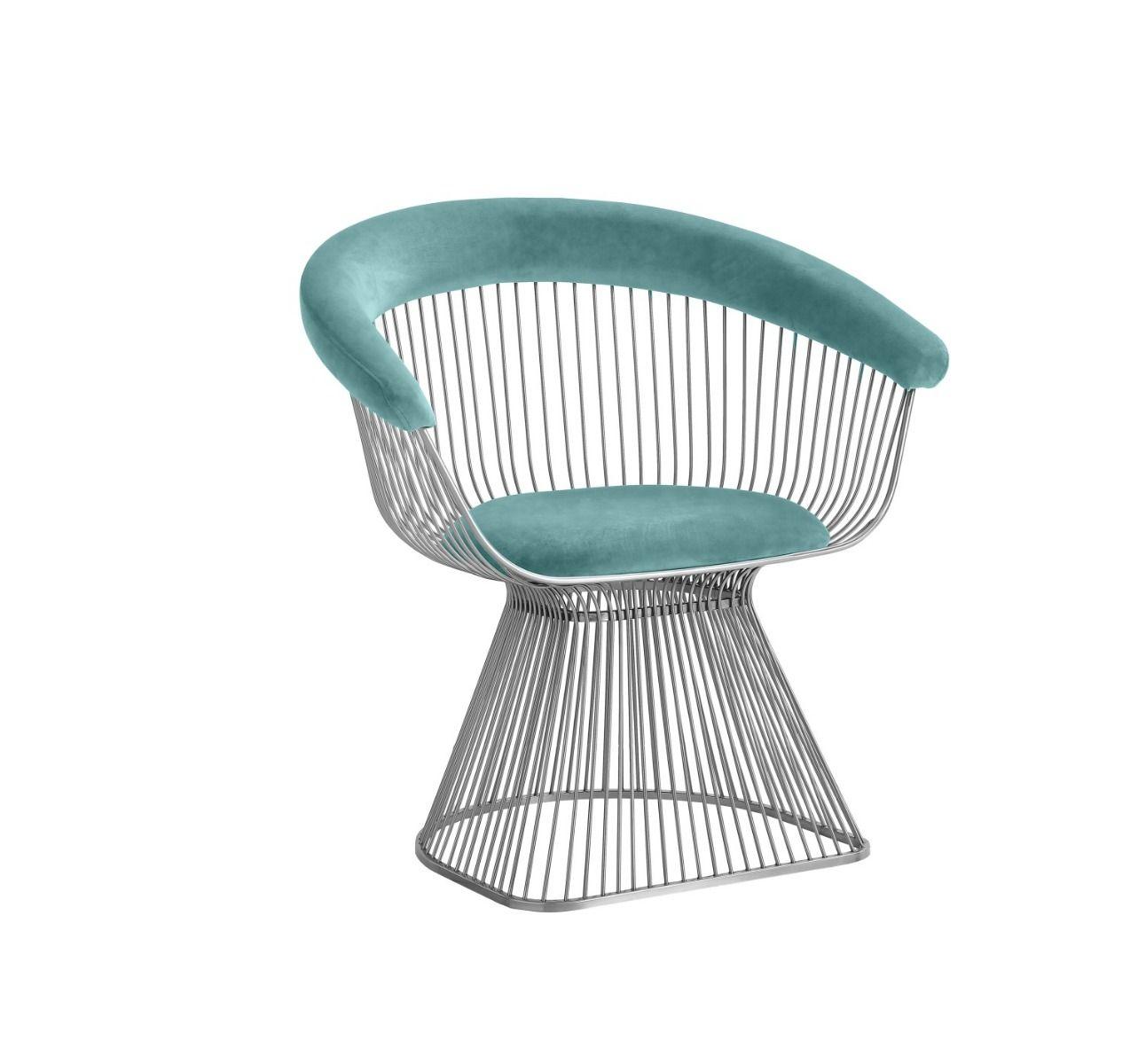 

    
Glam Teal Velvet & Brushed Silver Dining Chair Set 2P Modrest Lauren VIG Modern

