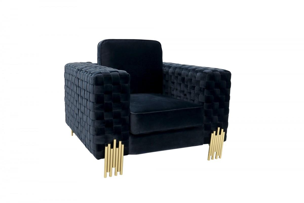 

    
Glam Velvet Black & Gold Chair Set 2P VIG Divani Casa Lori Modern Made In Italy

