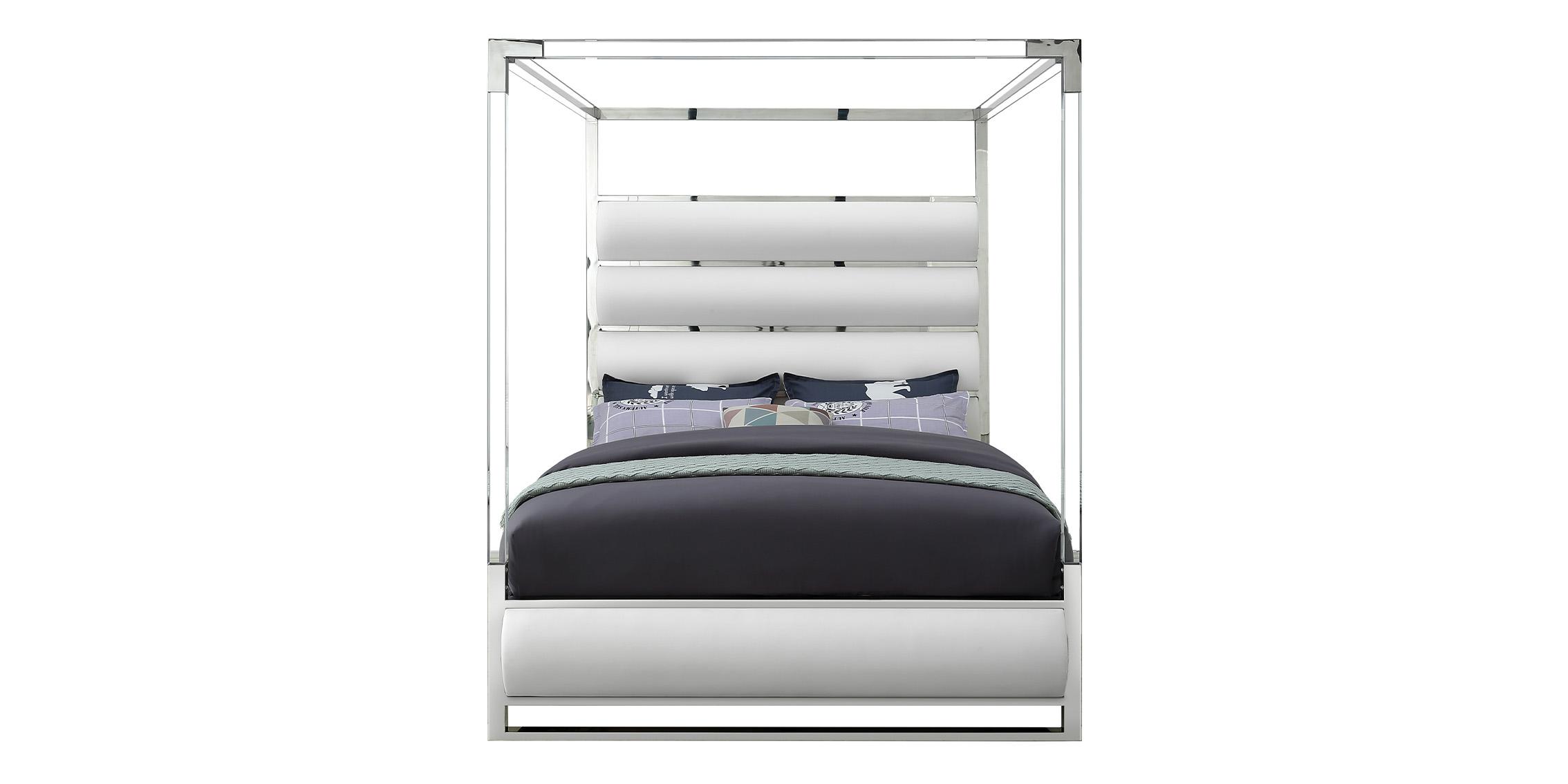 

    
Meridian Furniture ENCORE White-K Canopy Bed White EncoreWhite-K
