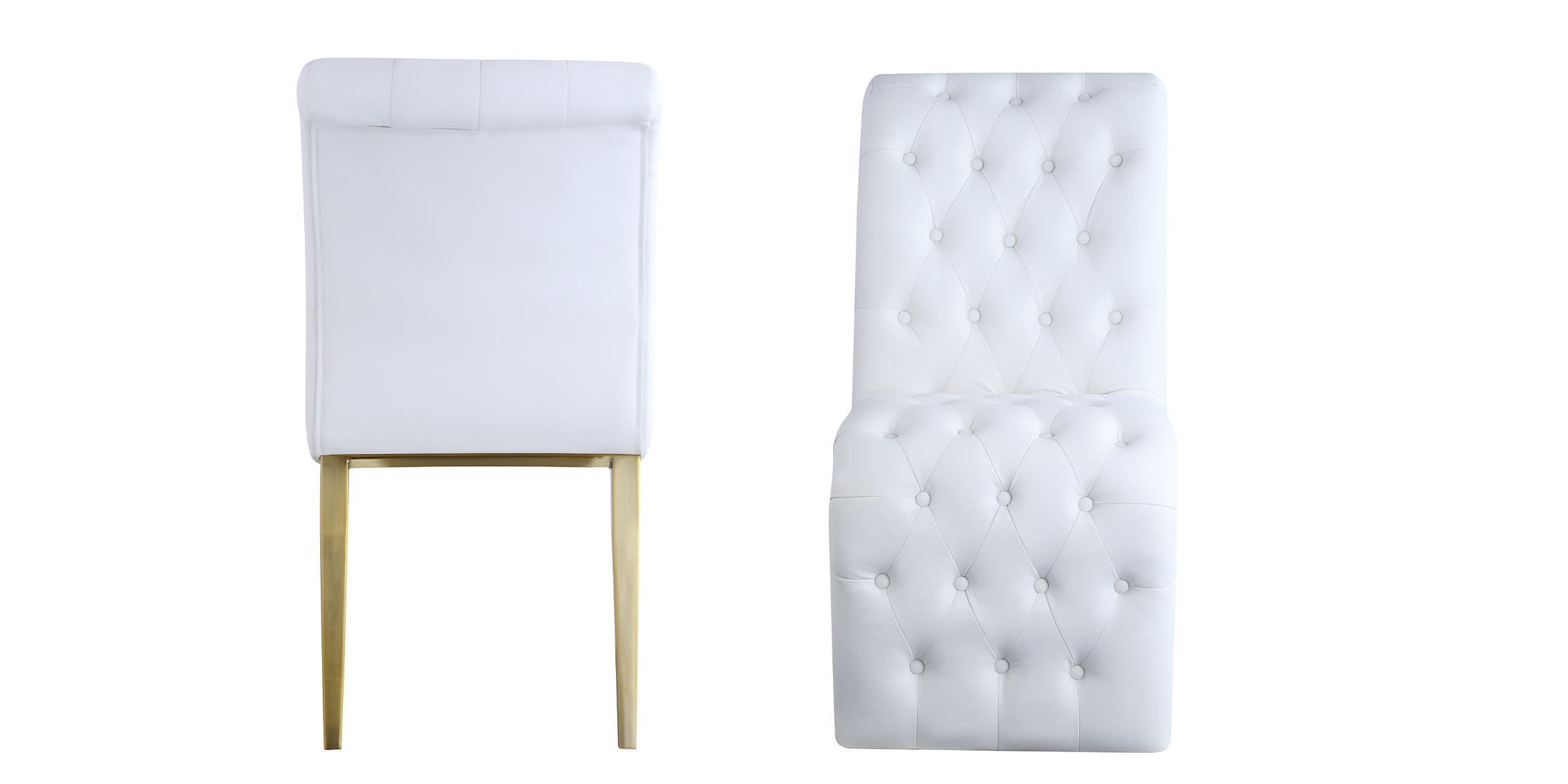 

        
Meridian Furniture CURVE 920White-C Dining Chair Set White/Gold Faux Leather 753359806990
