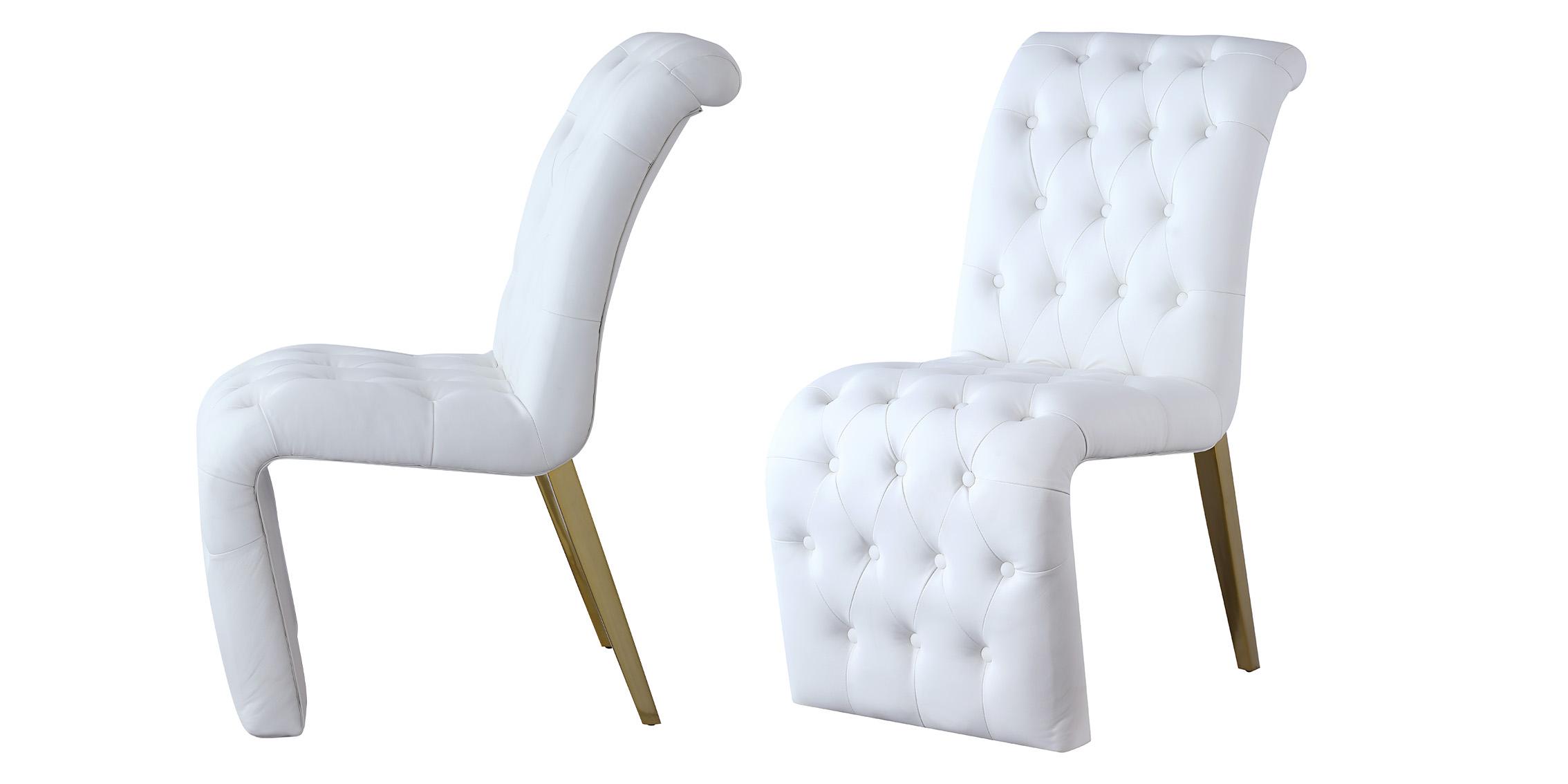 

    
Meridian Furniture CURVE 920White-C Dining Chair Set White/Gold 920White-C
