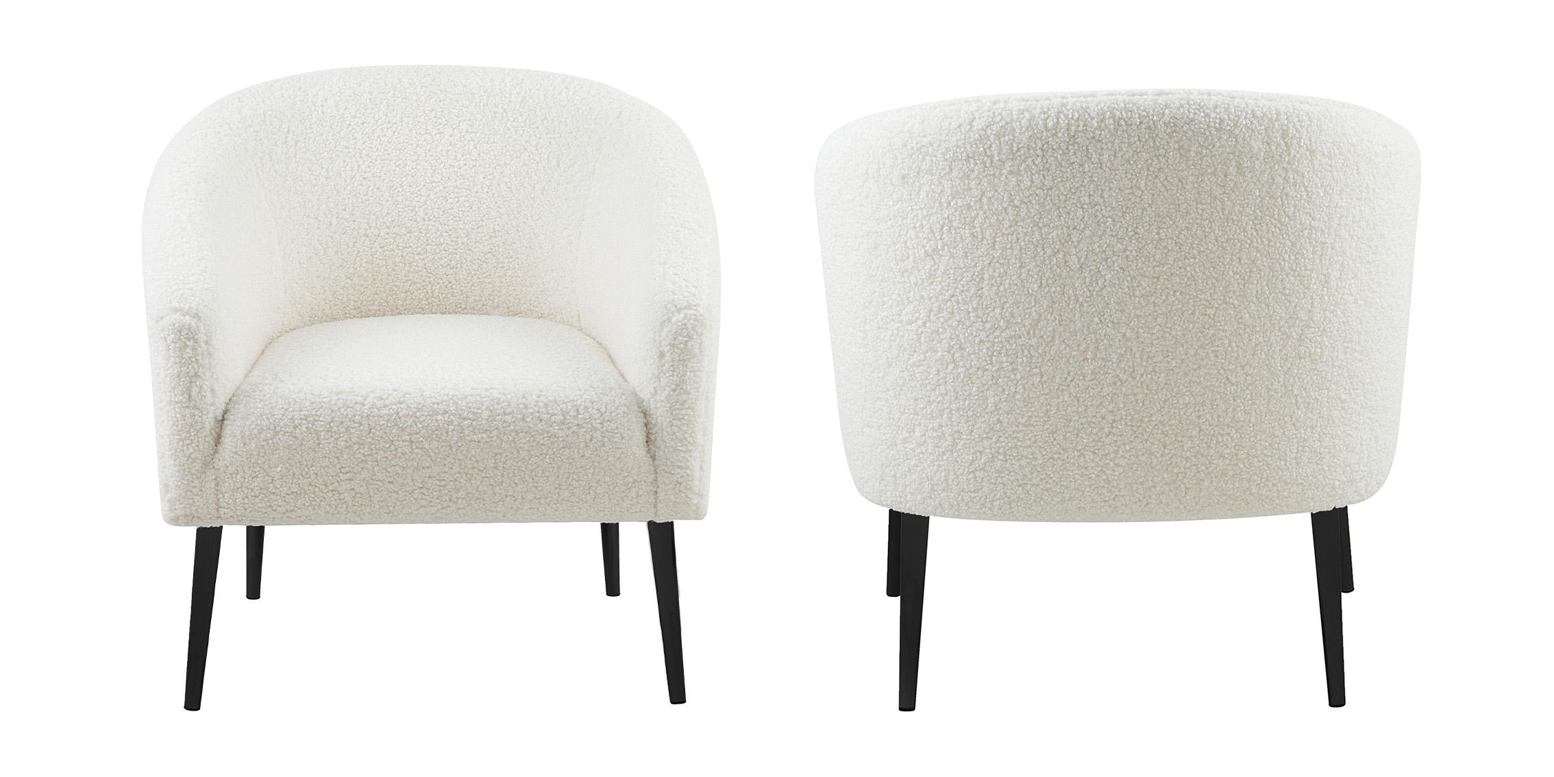 

    
Glam White Faux Sheepskin Fur Chair Set 2Pcs BARLOW 506 Meridian Contemporary
